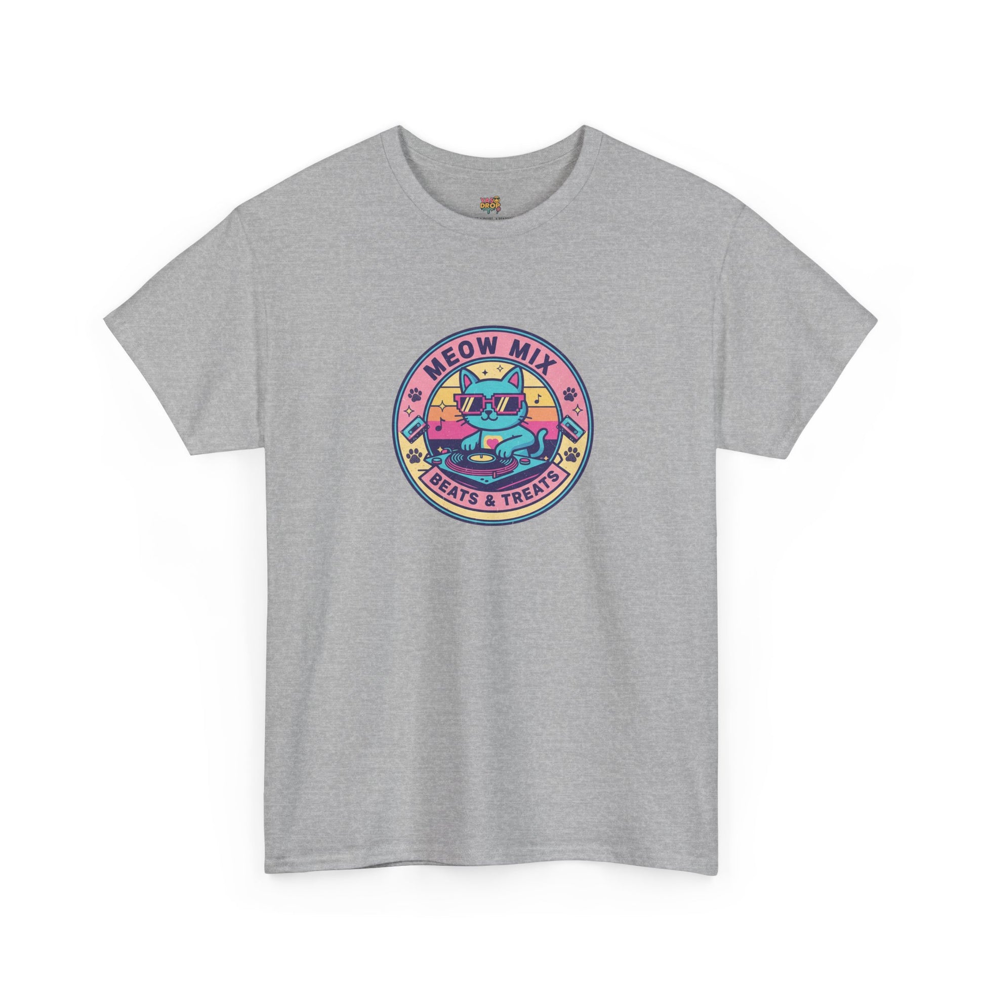 Meow Mix: Beats & Treats Retro DJ Cat Tee