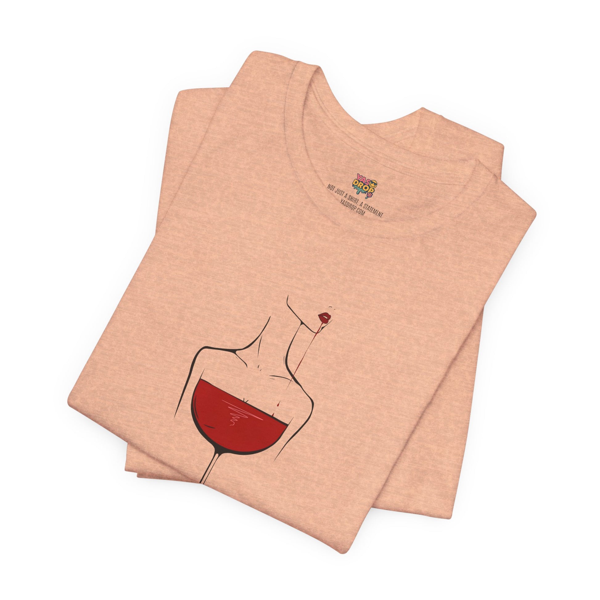 Pour Decisions Premium Graphic Tee – Minimalist Wine Aesthetic Streetwear