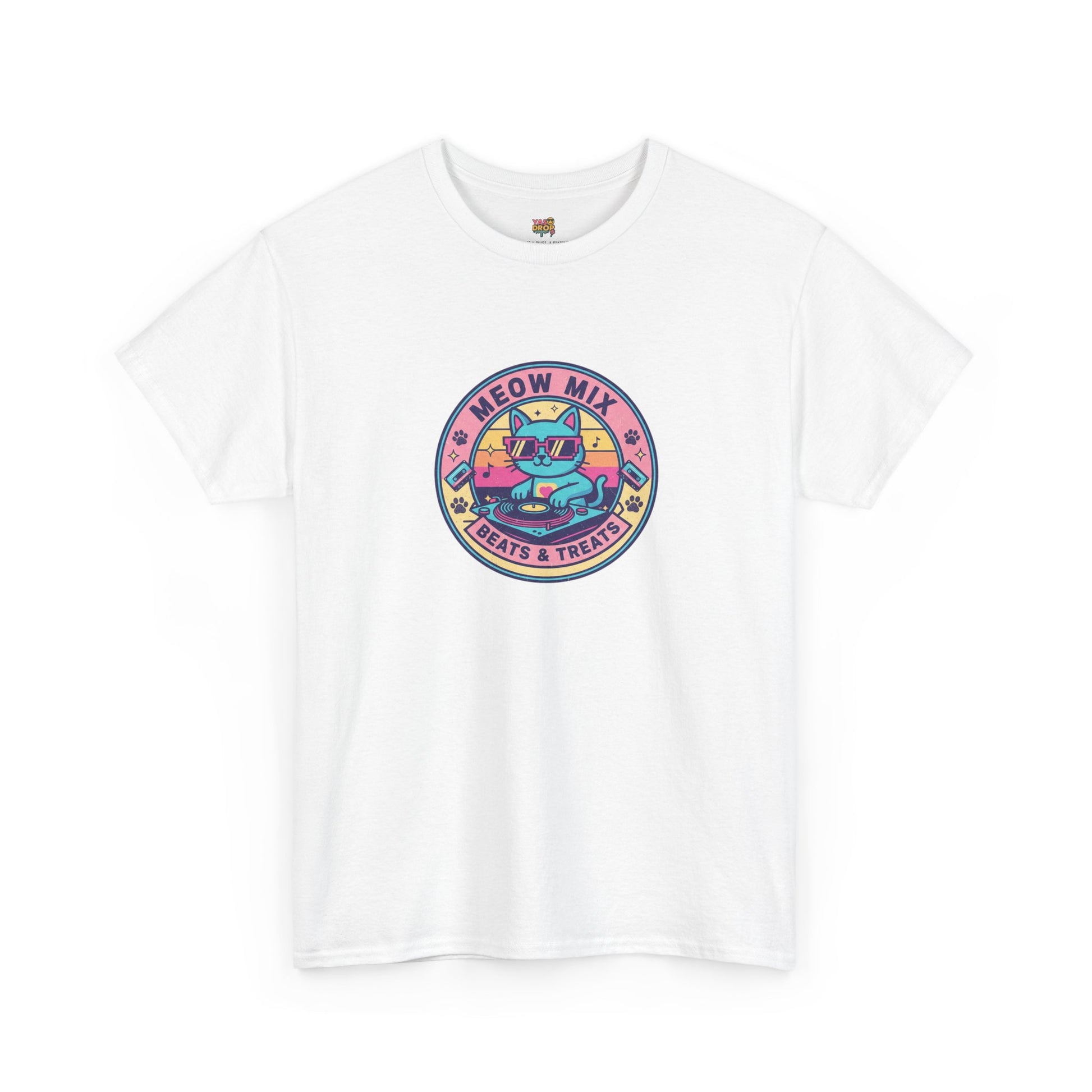 Meow Mix: Beats & Treats Retro DJ Cat Tee