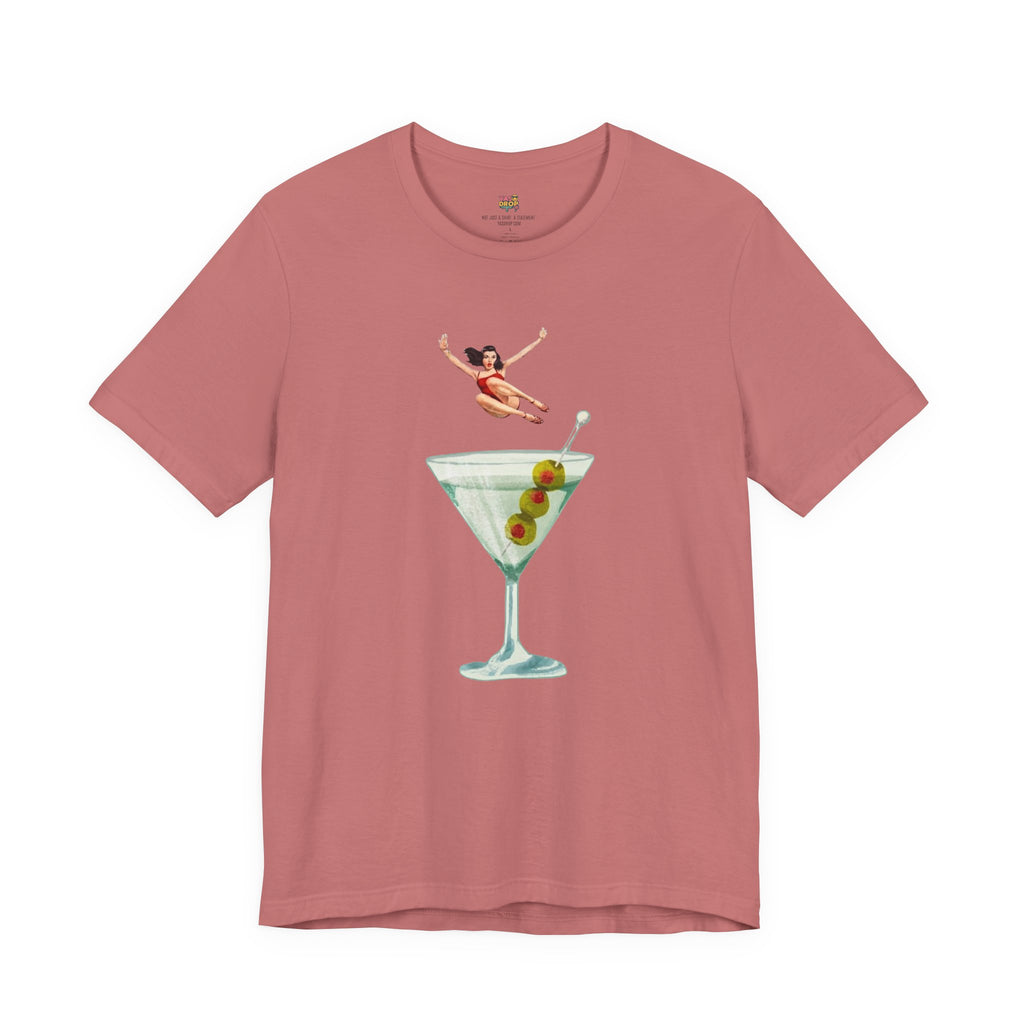 Dirty Martini Girl Graphic Tee - Retro Aesthetic Streetwear T-Shirt