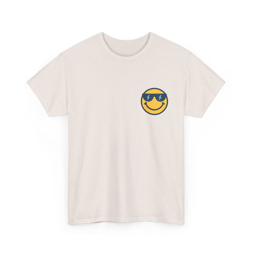 The YASDROP Smiley Swirl Tee