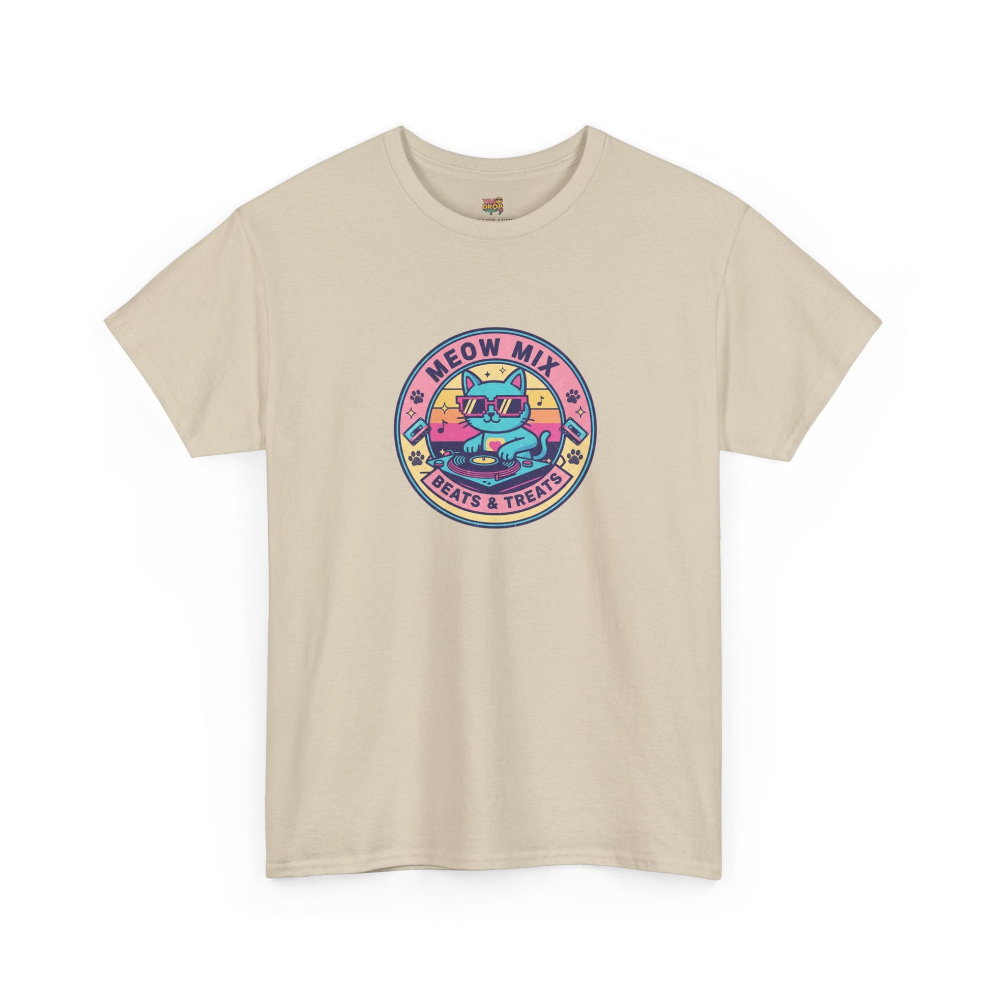 Meow Mix: Beats & Treats Retro DJ Cat Tee