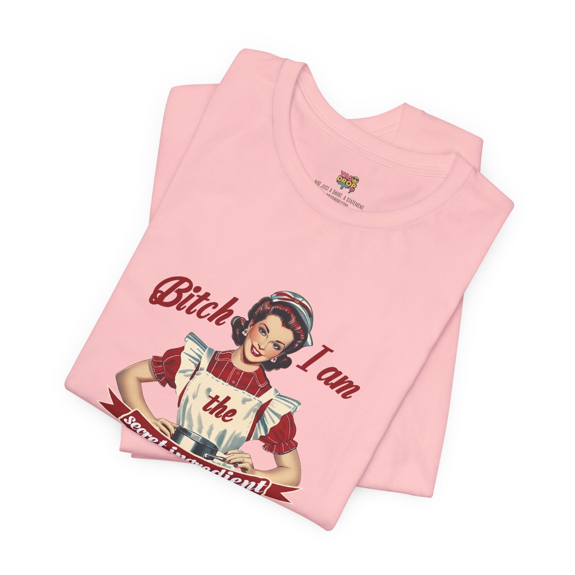"The Secret Ingredient" Ironic Minimalist Vintage Graphic Tee
