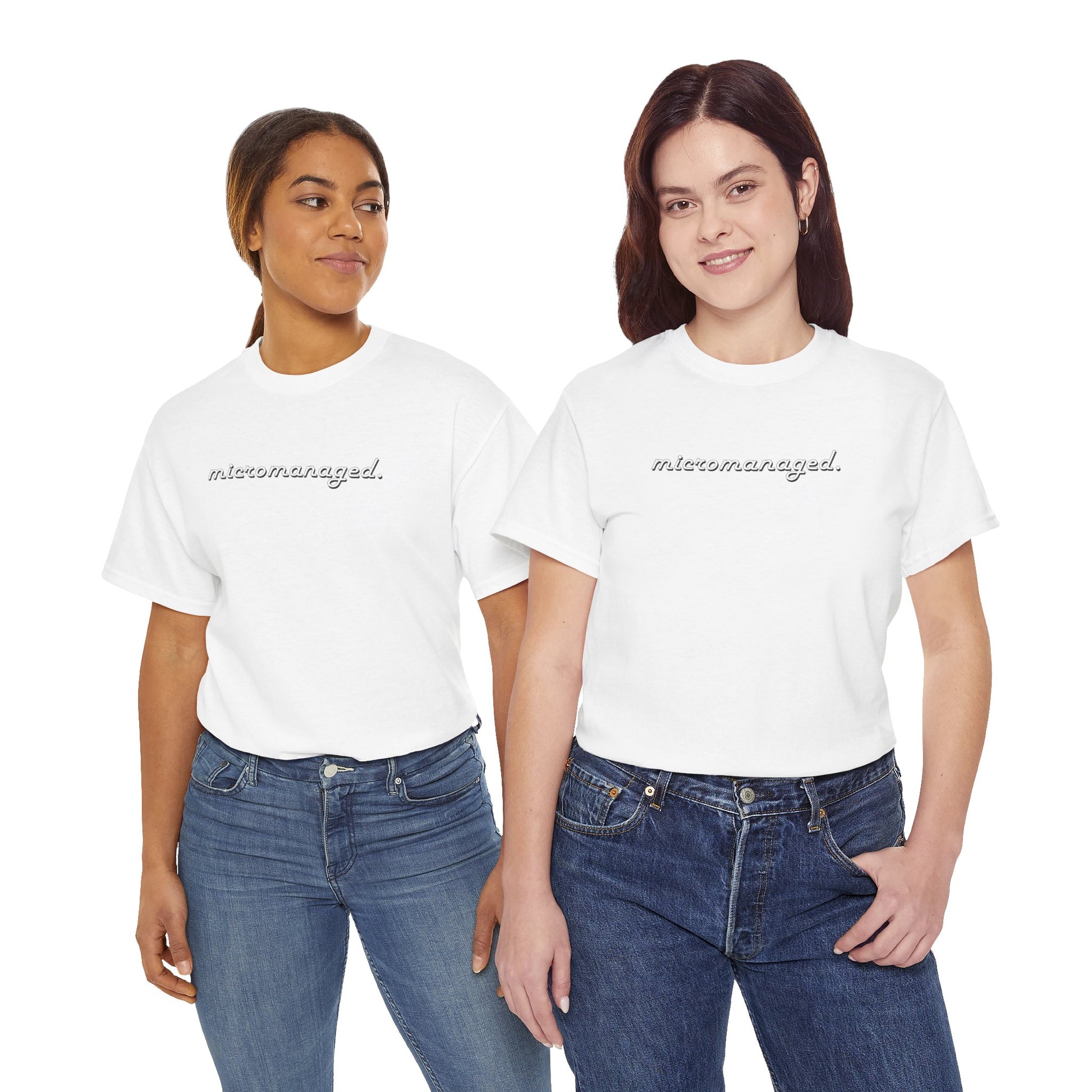 Micromanaged. T-Shirt – Funny Office Meme Shirt | Corporate Burnout Tee | Relatable Work Humor Apparel