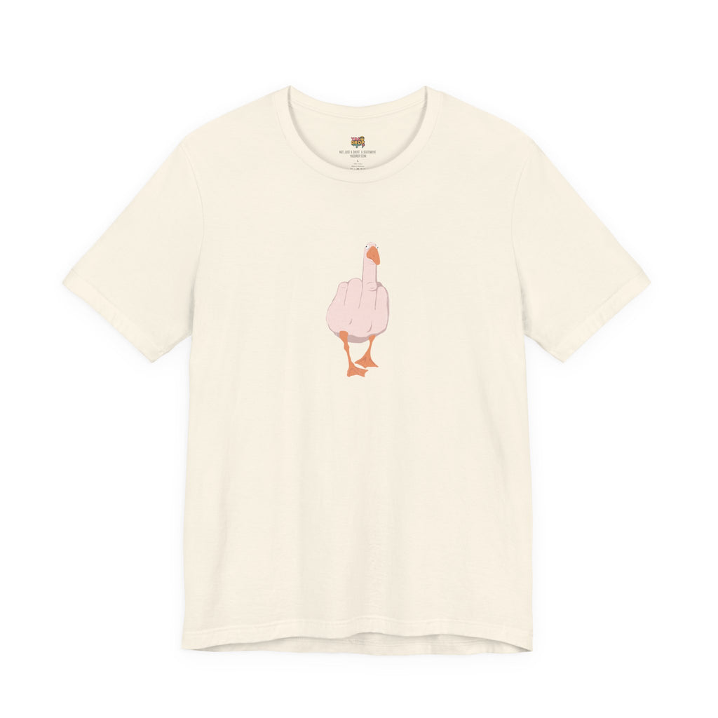 The "Unbothered" Ironic Duck Graphic Tee - Funny Chaotic Streetwear Graphic T-Shirt