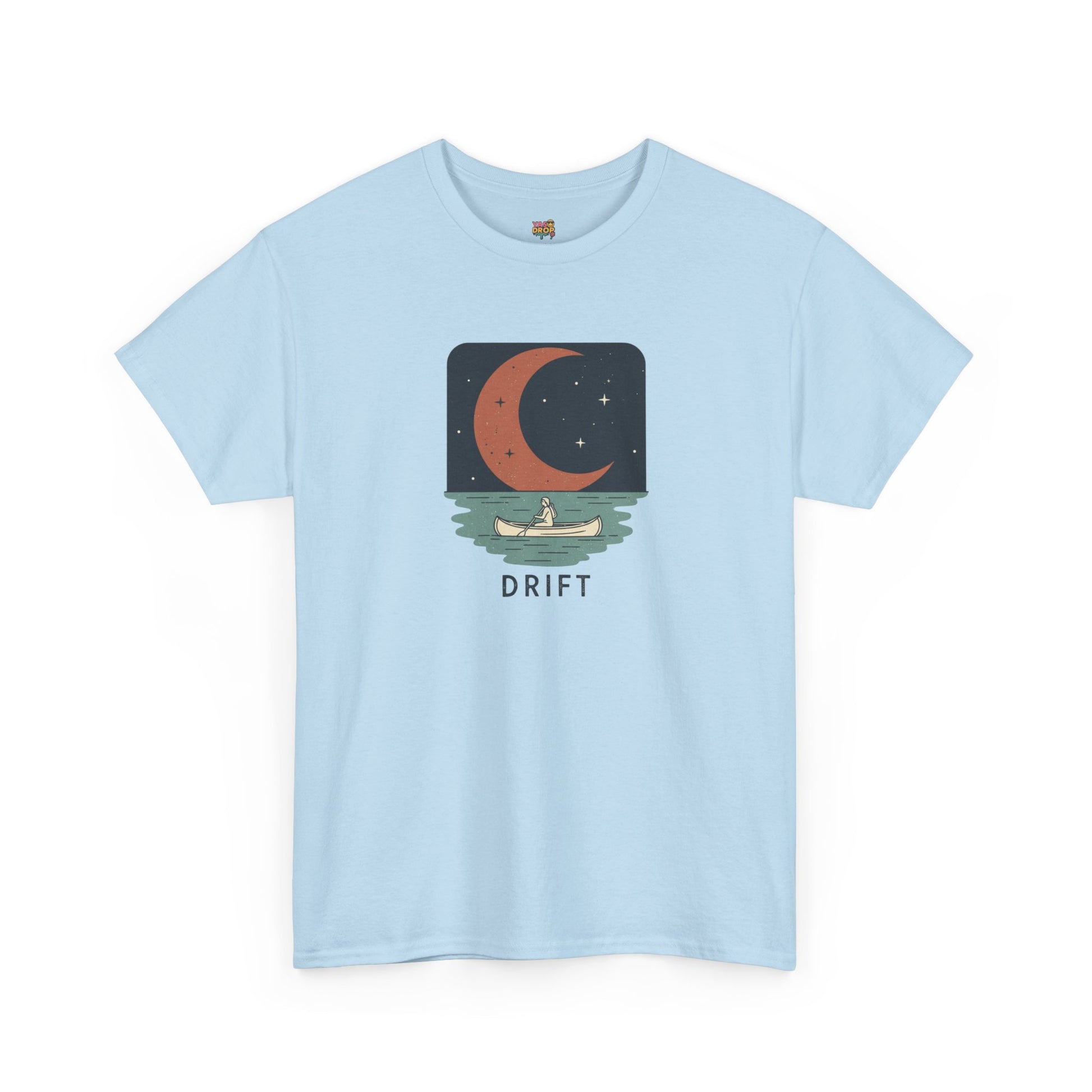 Drift & Dream: Solitude Under the Crescent Moon Tee