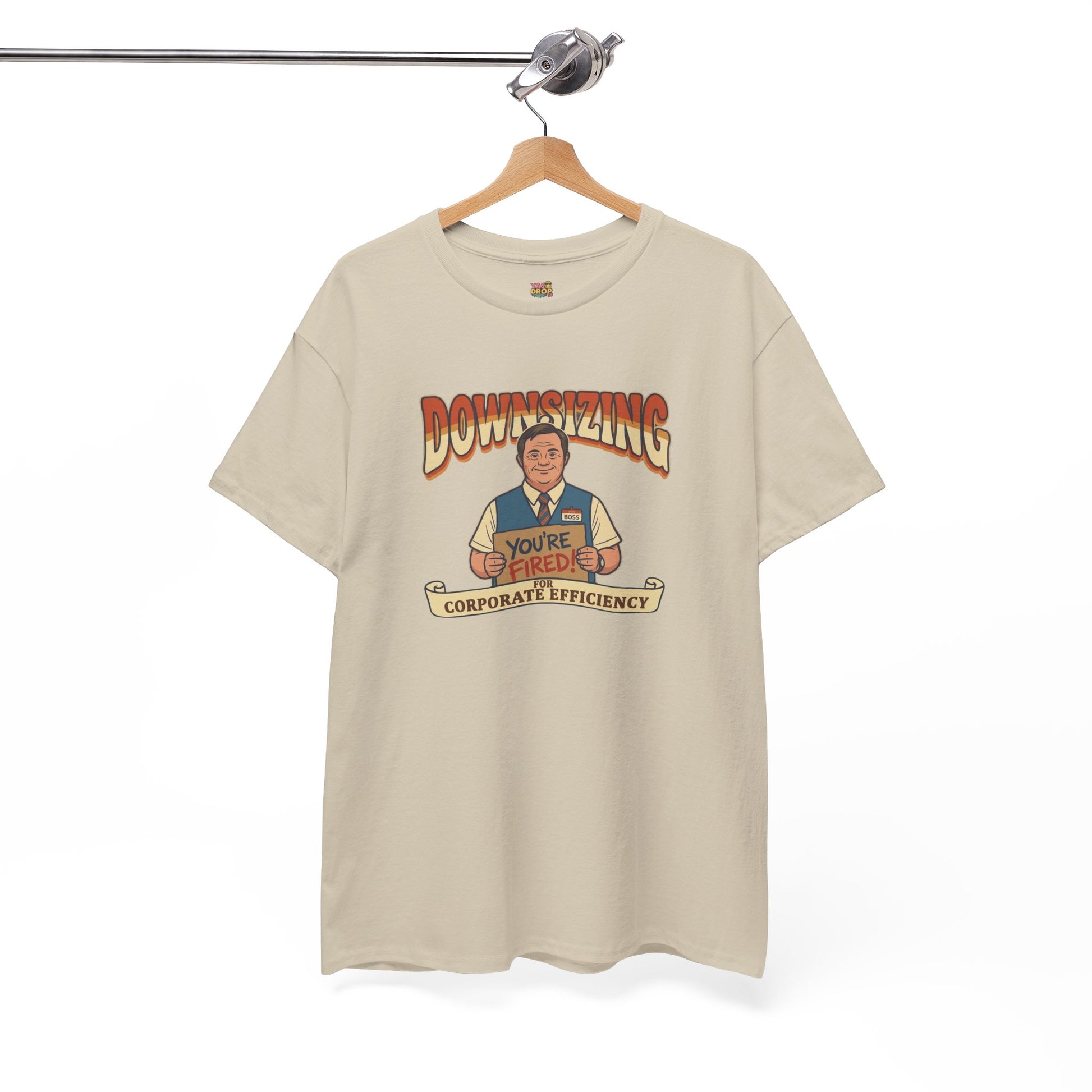 The Great Downsizing Tee - Retro Corporate Meme T-Shirt (iykyk)