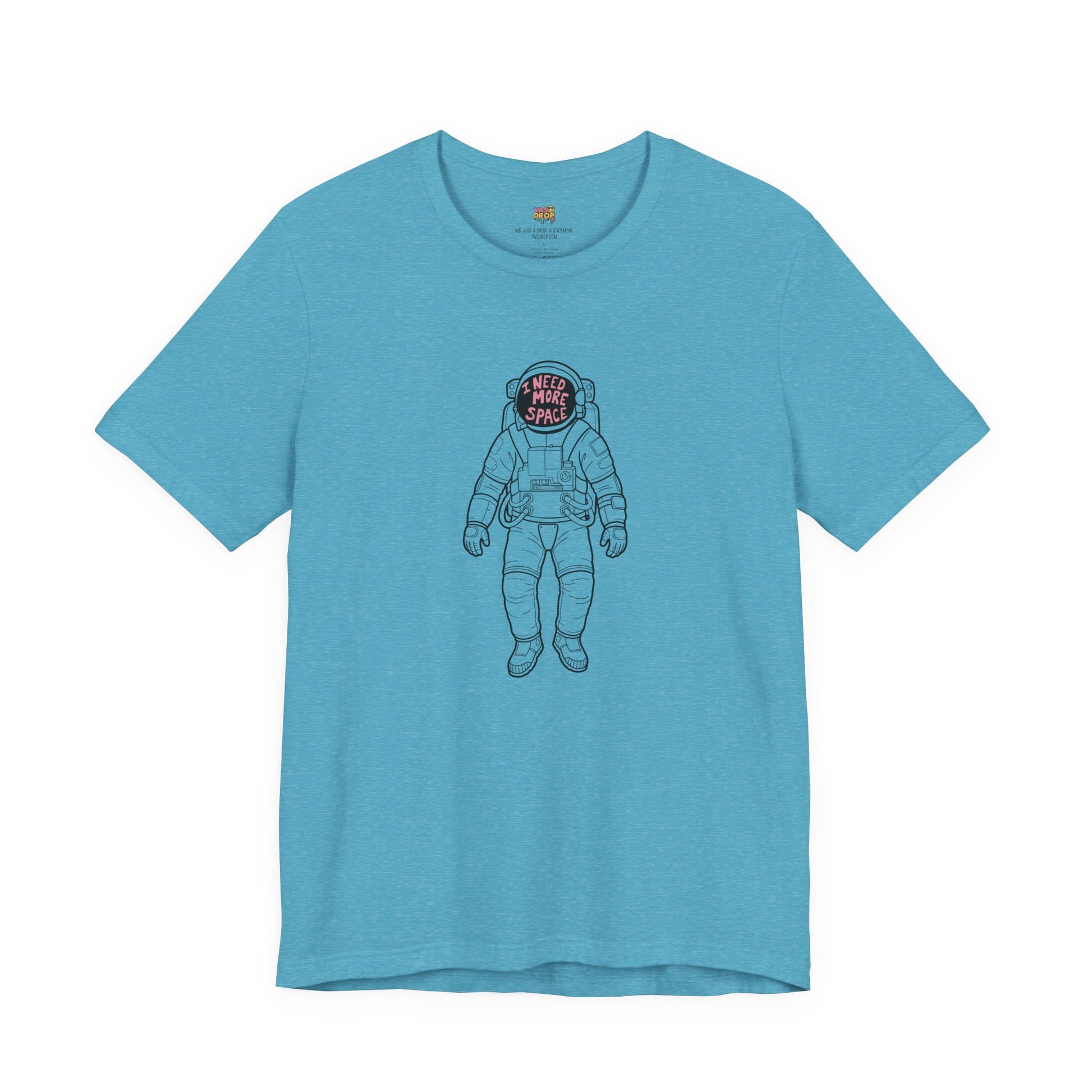"I Need More Space" Astronaut Graphic Tee – Y2K Retro Streetwear T-Shirt