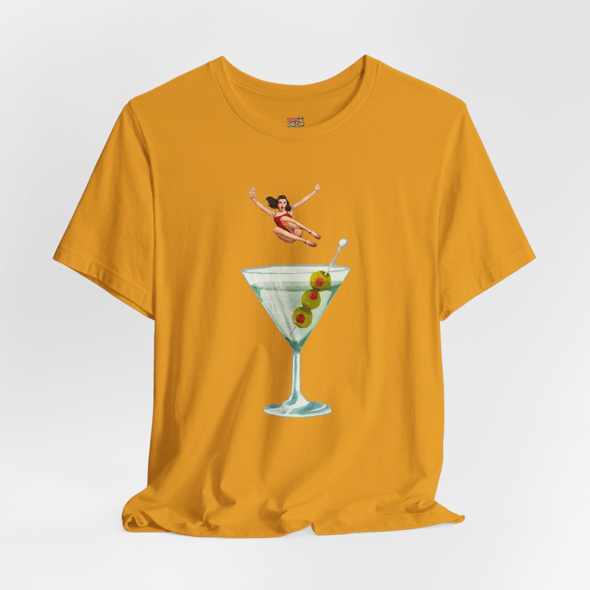 Dirty Martini Girl Graphic Tee - Retro Aesthetic Streetwear T-Shirt