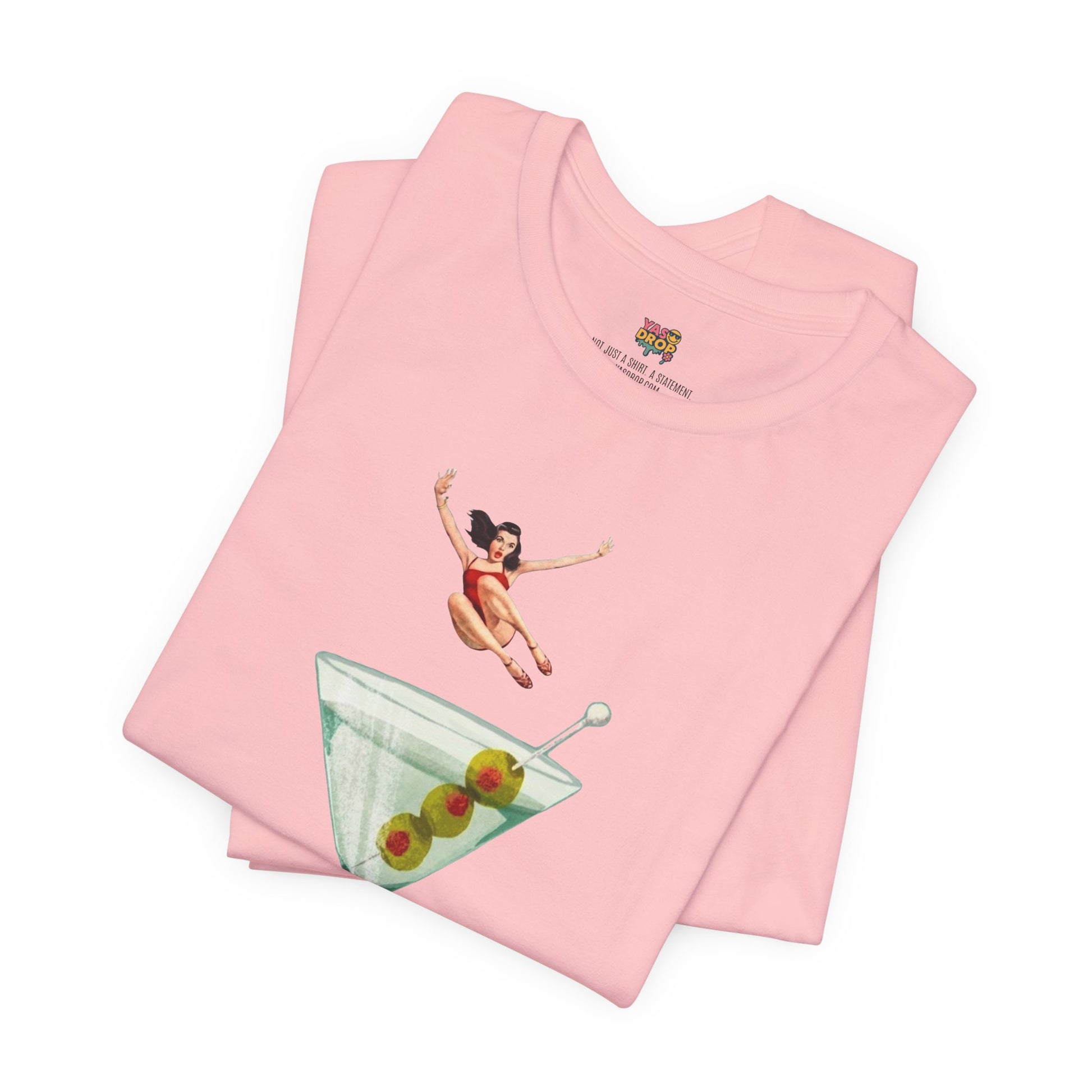 Dirty Martini Girl Graphic Tee - Retro Aesthetic Streetwear T-Shirt