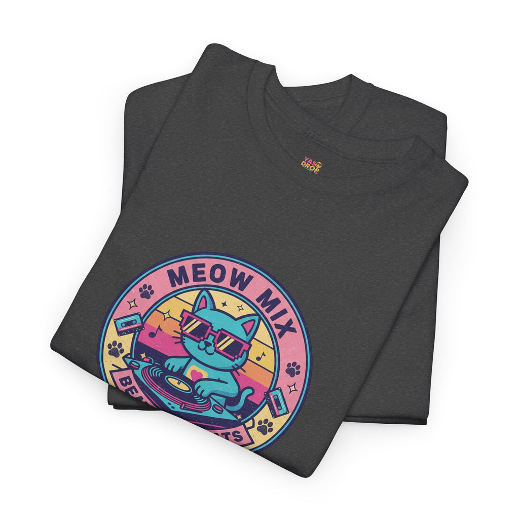 Meow Mix: Beats & Treats Retro DJ Cat Tee