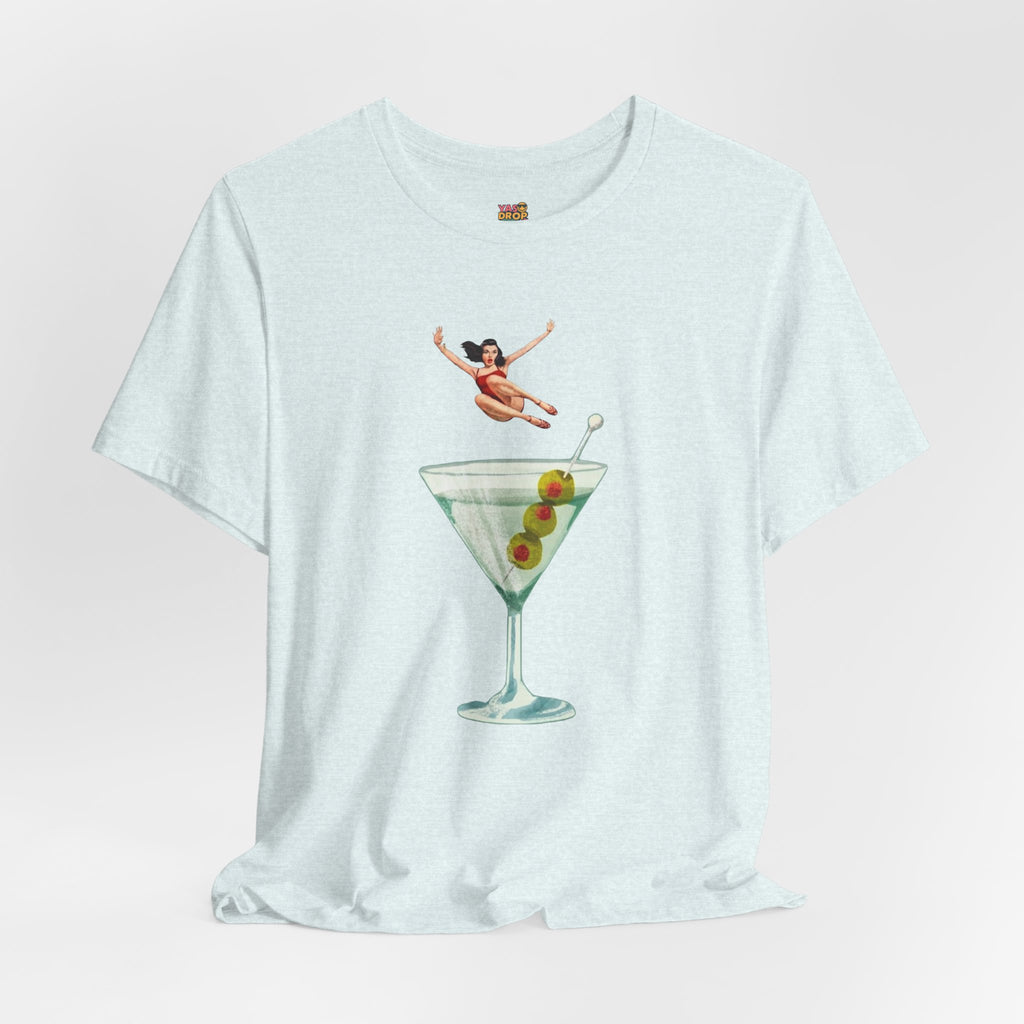 Dirty Martini Girl Graphic Tee - Retro Aesthetic Streetwear T-Shirt