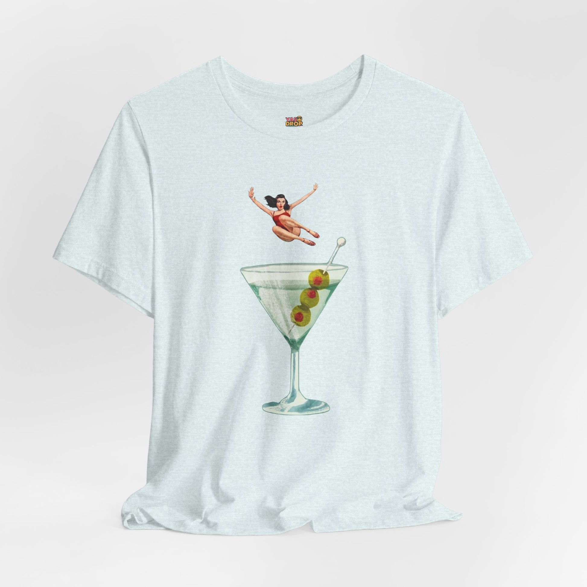 Dirty Martini Girl Graphic Tee - Retro Aesthetic Streetwear T-Shirt