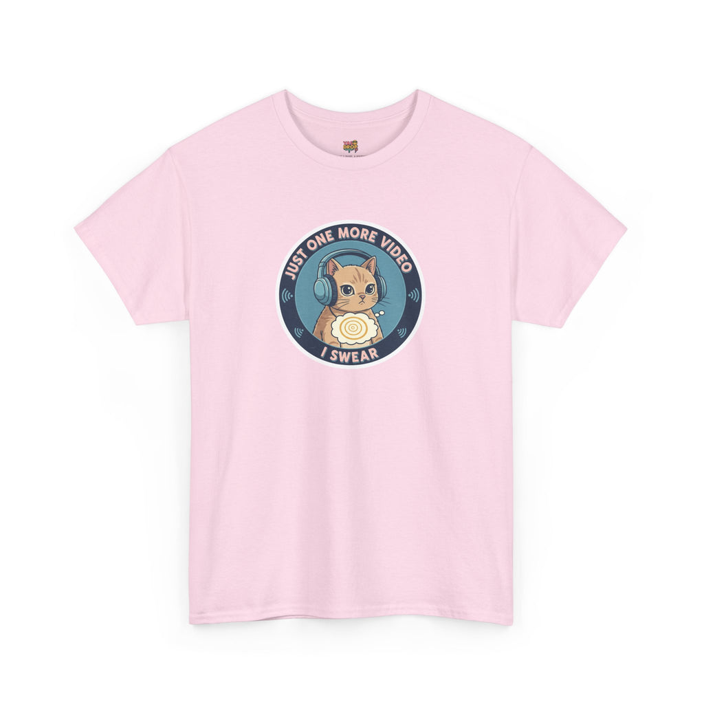 Just One More Video I Swear: Cute Cat Addiction Tee