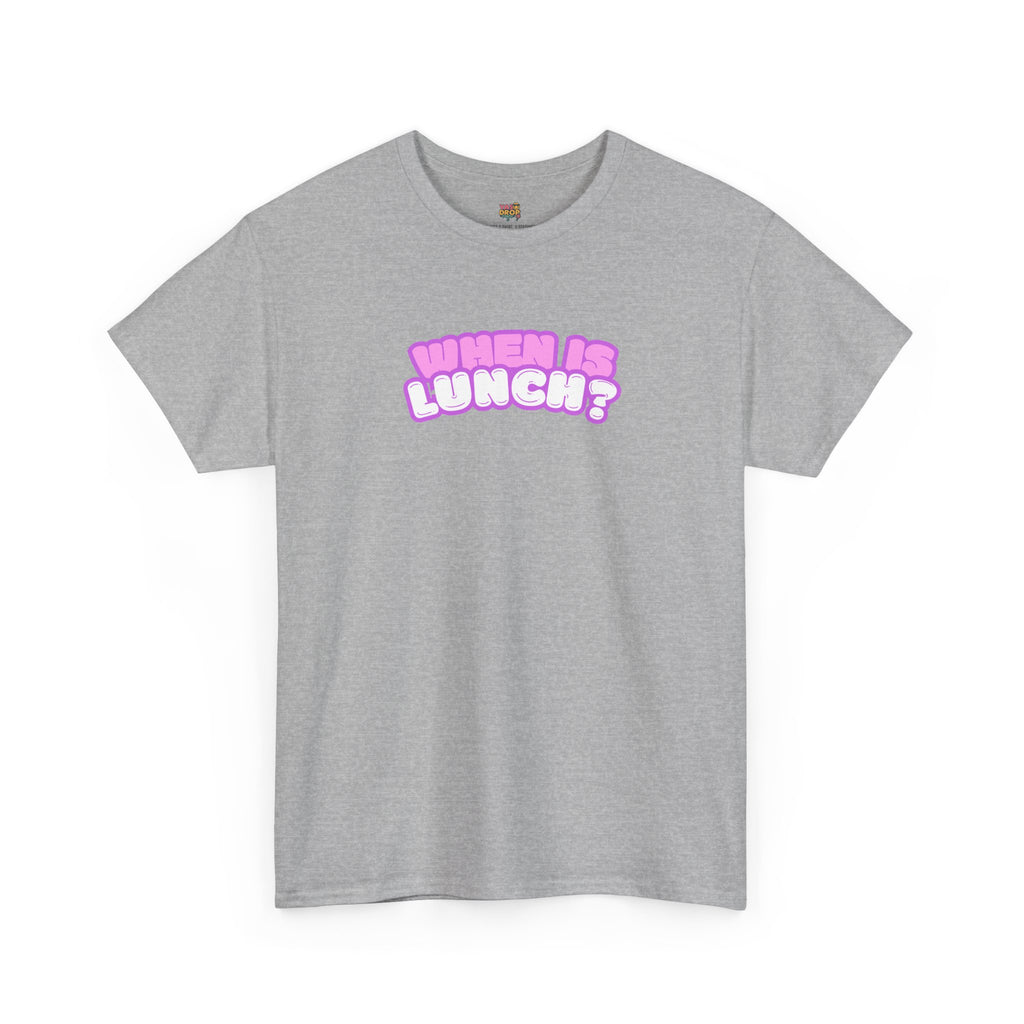 When Is Lunch? - The "Priorities" Heritage T-Shirt
