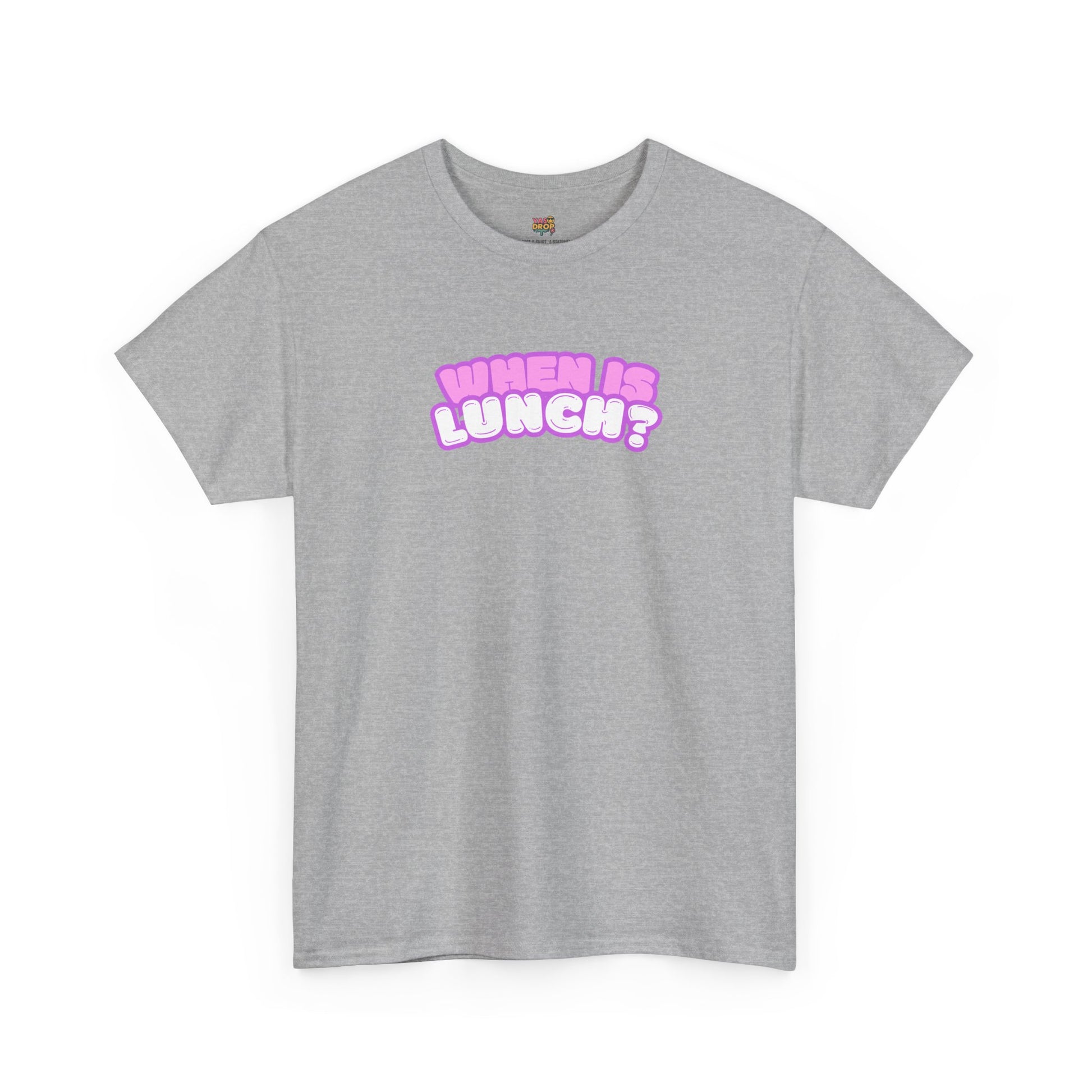When Is Lunch? - The "Priorities" Heritage T-Shirt
