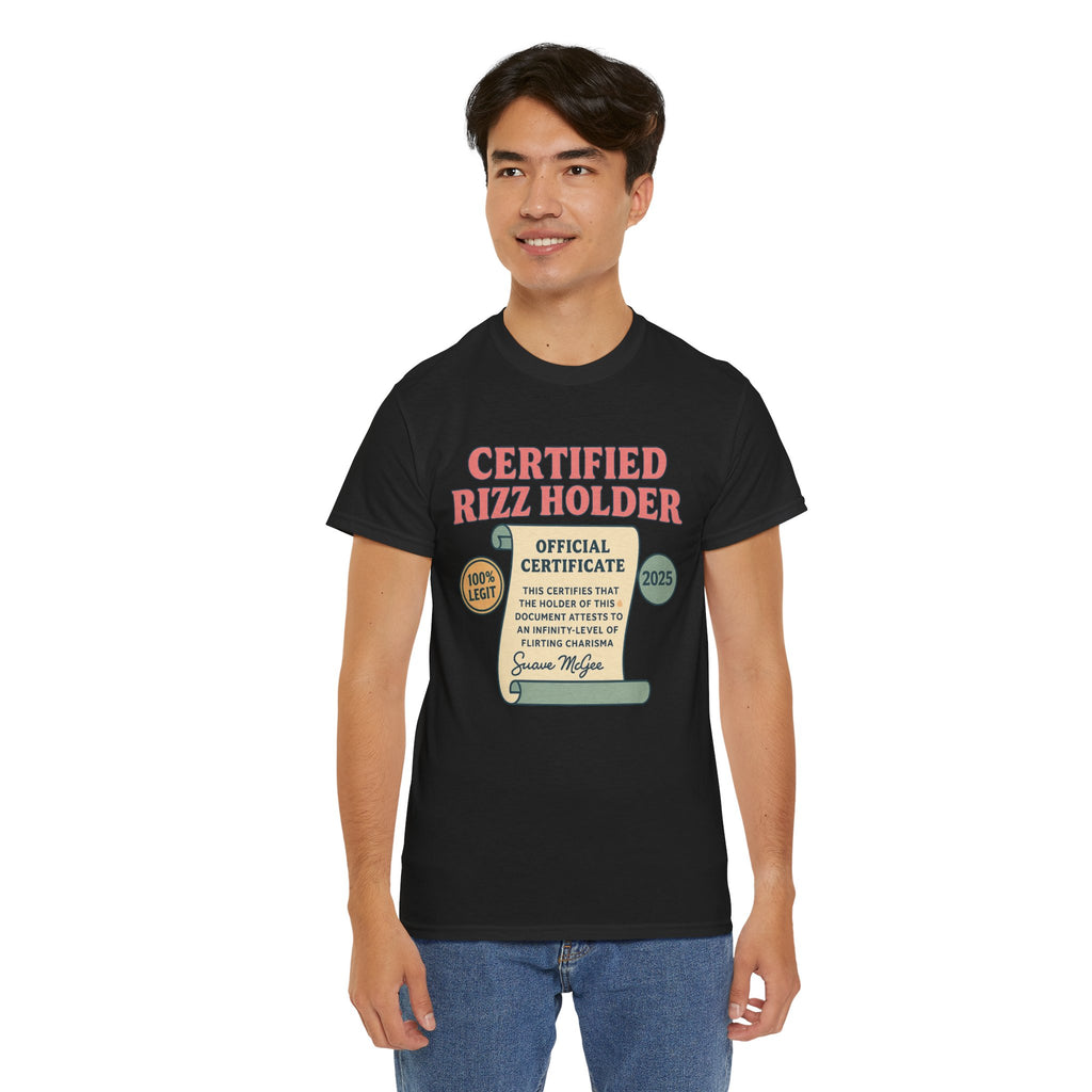 Certified Rizz Holder™ Tee – Official Drip of Charisma