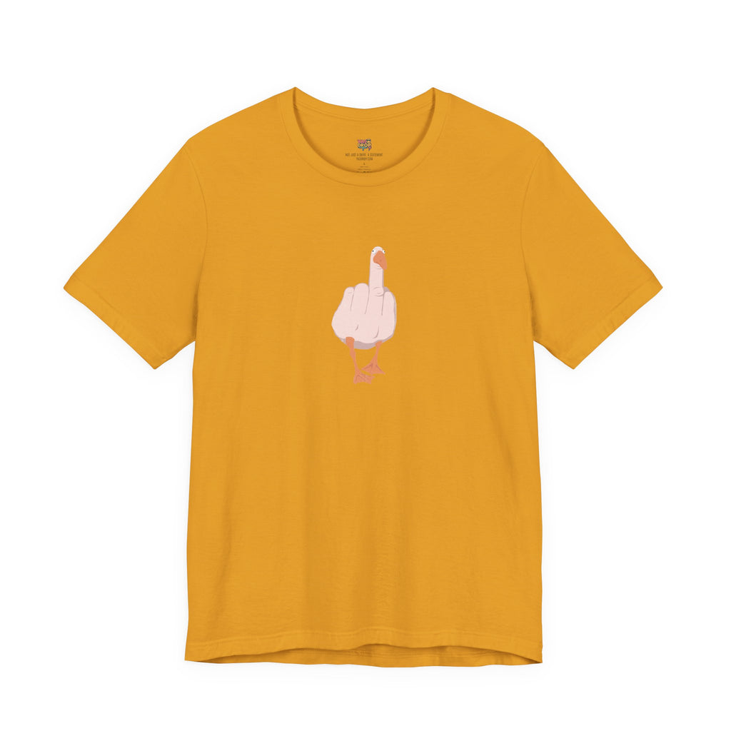 The "Unbothered" Ironic Duck Graphic Tee - Funny Chaotic Streetwear Graphic T-Shirt