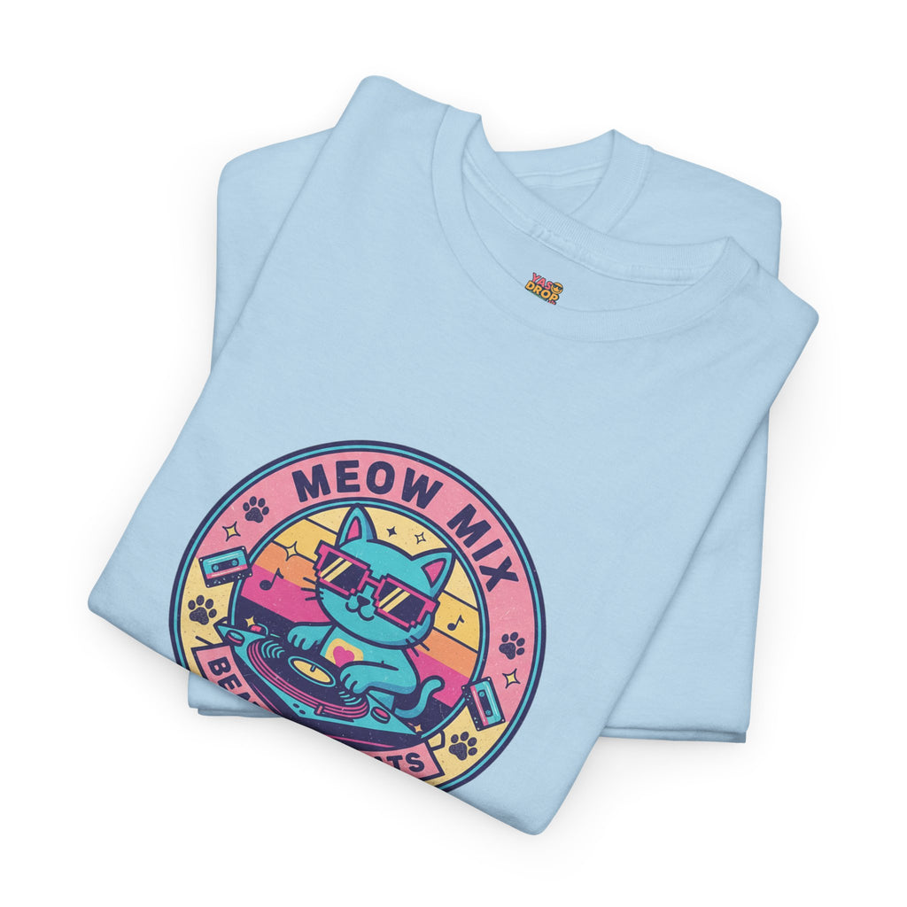 Meow Mix: Beats & Treats Retro DJ Cat Tee