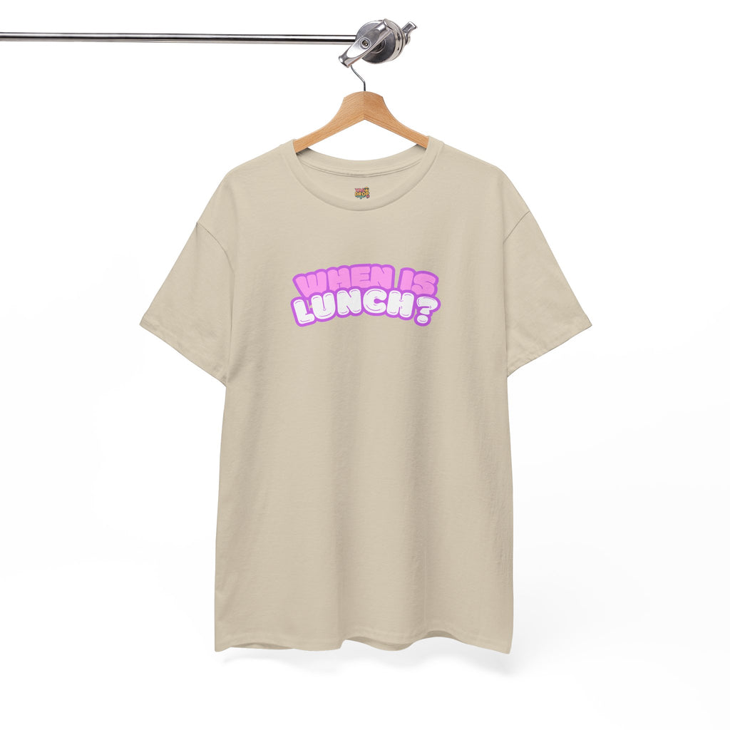 When Is Lunch? - The "Priorities" Heritage T-Shirt
