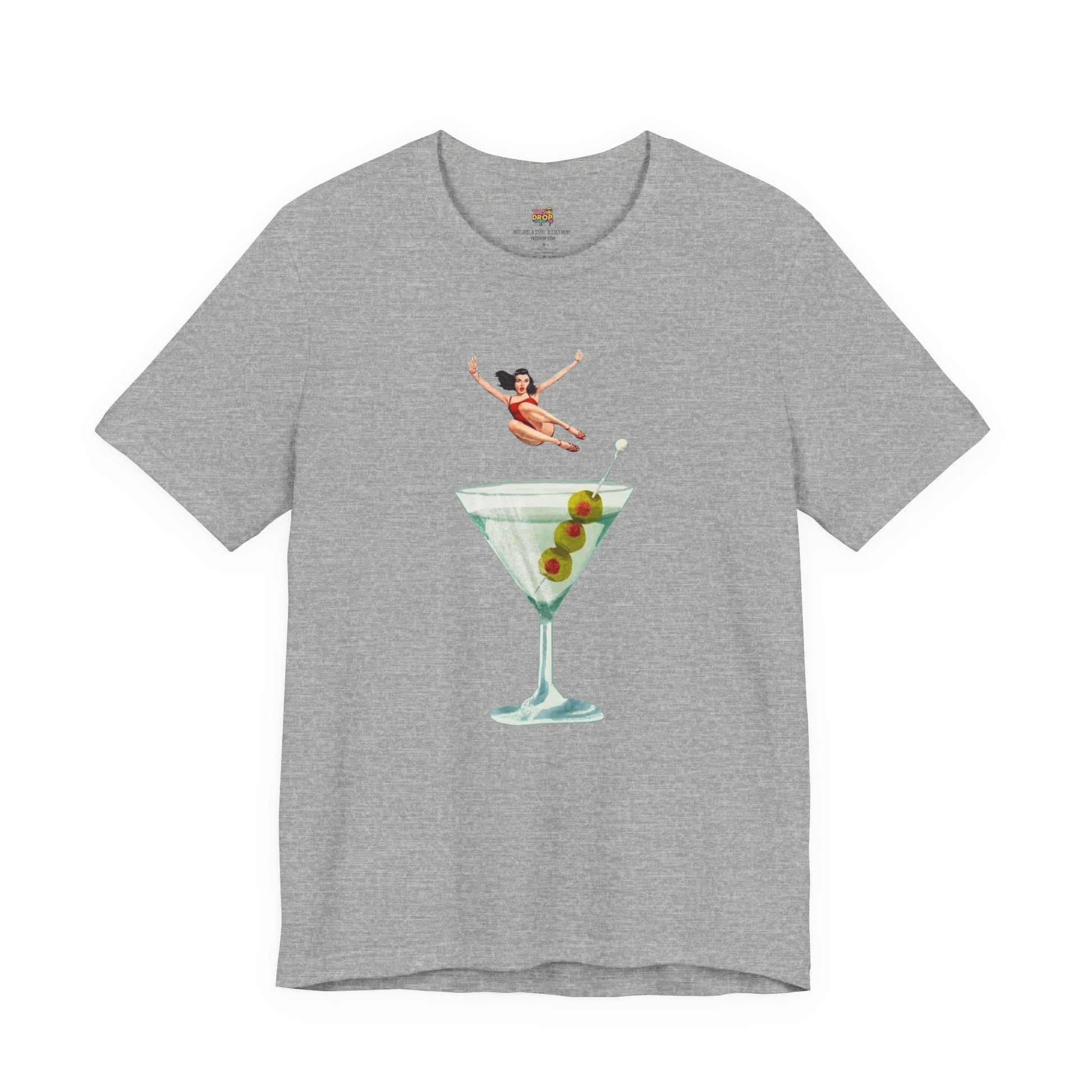 Dirty Martini Girl Graphic Tee - Retro Aesthetic Streetwear T-Shirt