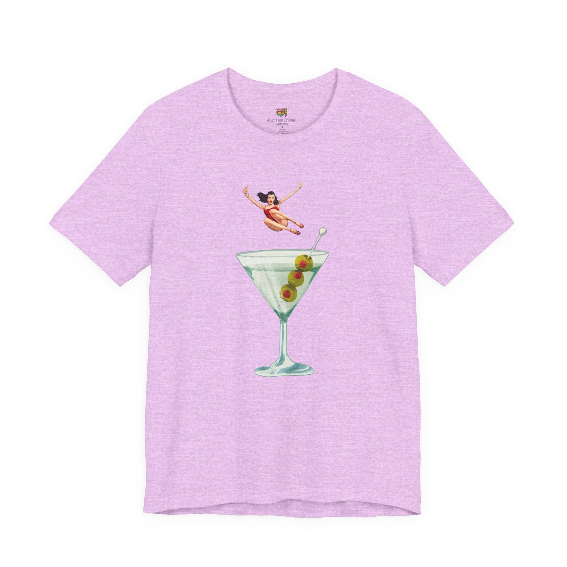 Dirty Martini Girl Graphic Tee - Retro Aesthetic Streetwear T-Shirt