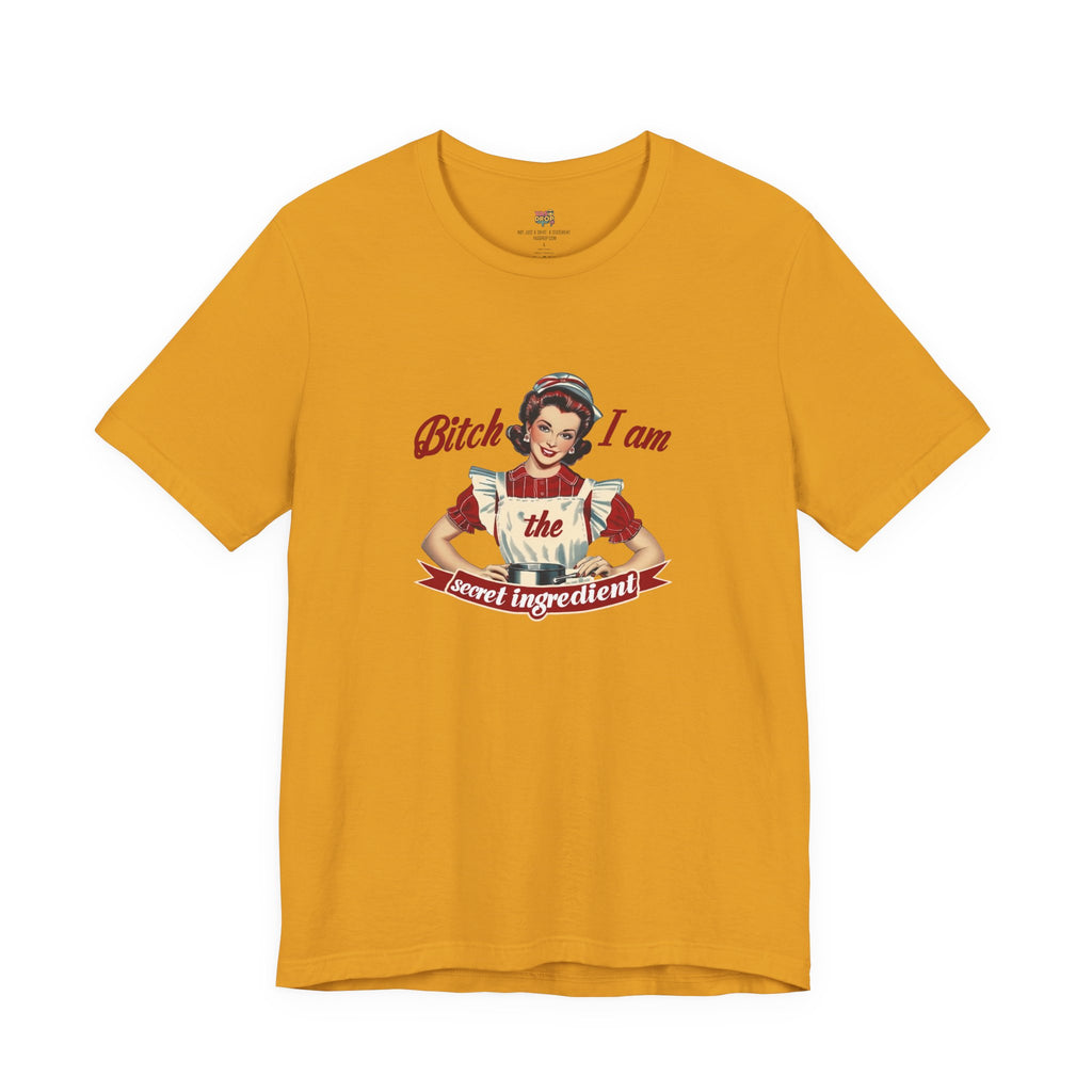"The Secret Ingredient" Ironic Minimalist Vintage Graphic Tee