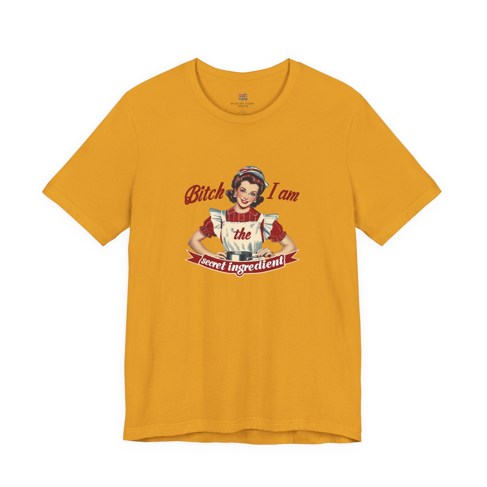 "The Secret Ingredient" Ironic Minimalist Vintage Graphic Tee