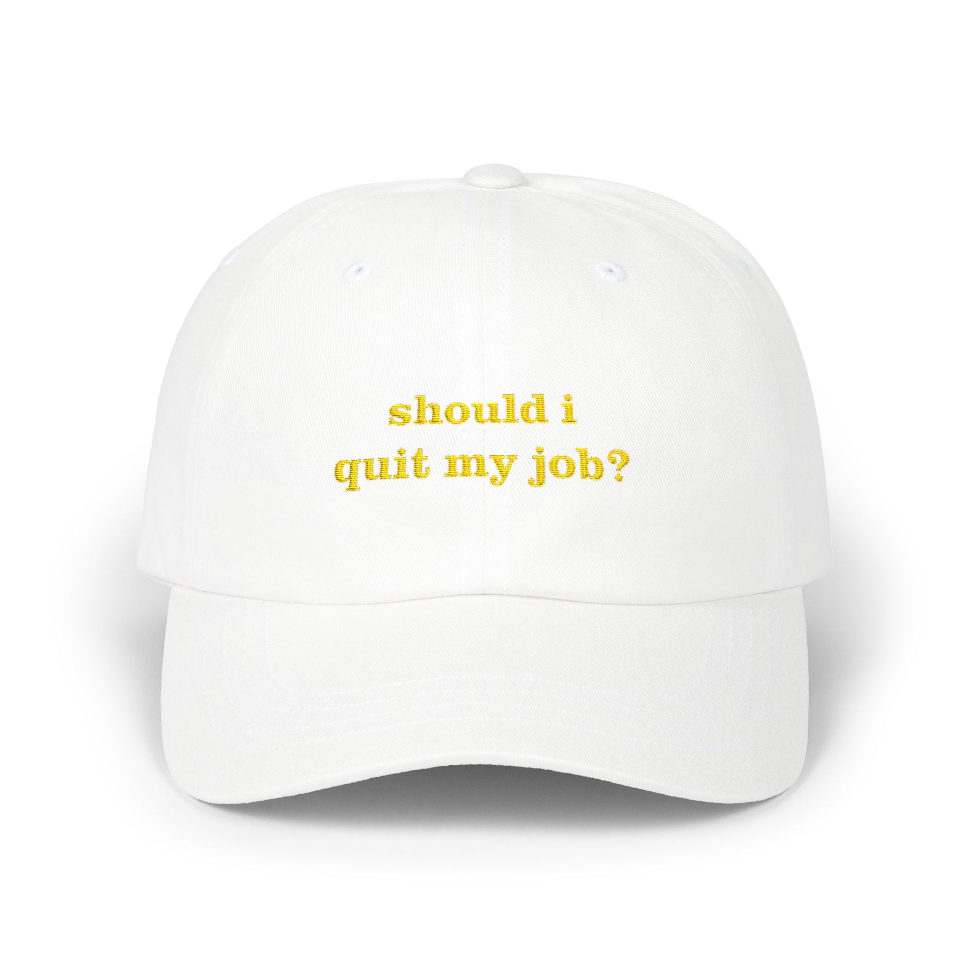 Premium Quality The "Corporate Crisis" Embroired Dad Hat