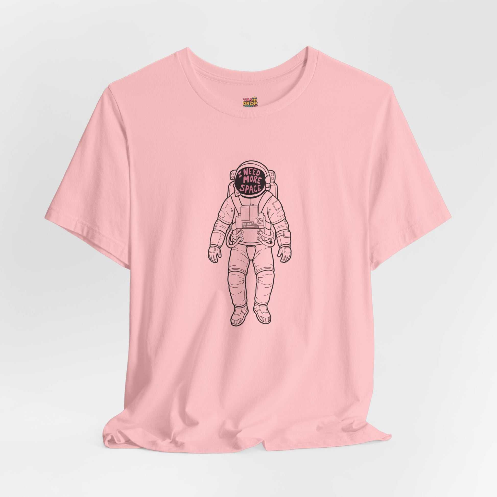 "I Need More Space" Astronaut Graphic Tee – Y2K Retro Streetwear T-Shirt