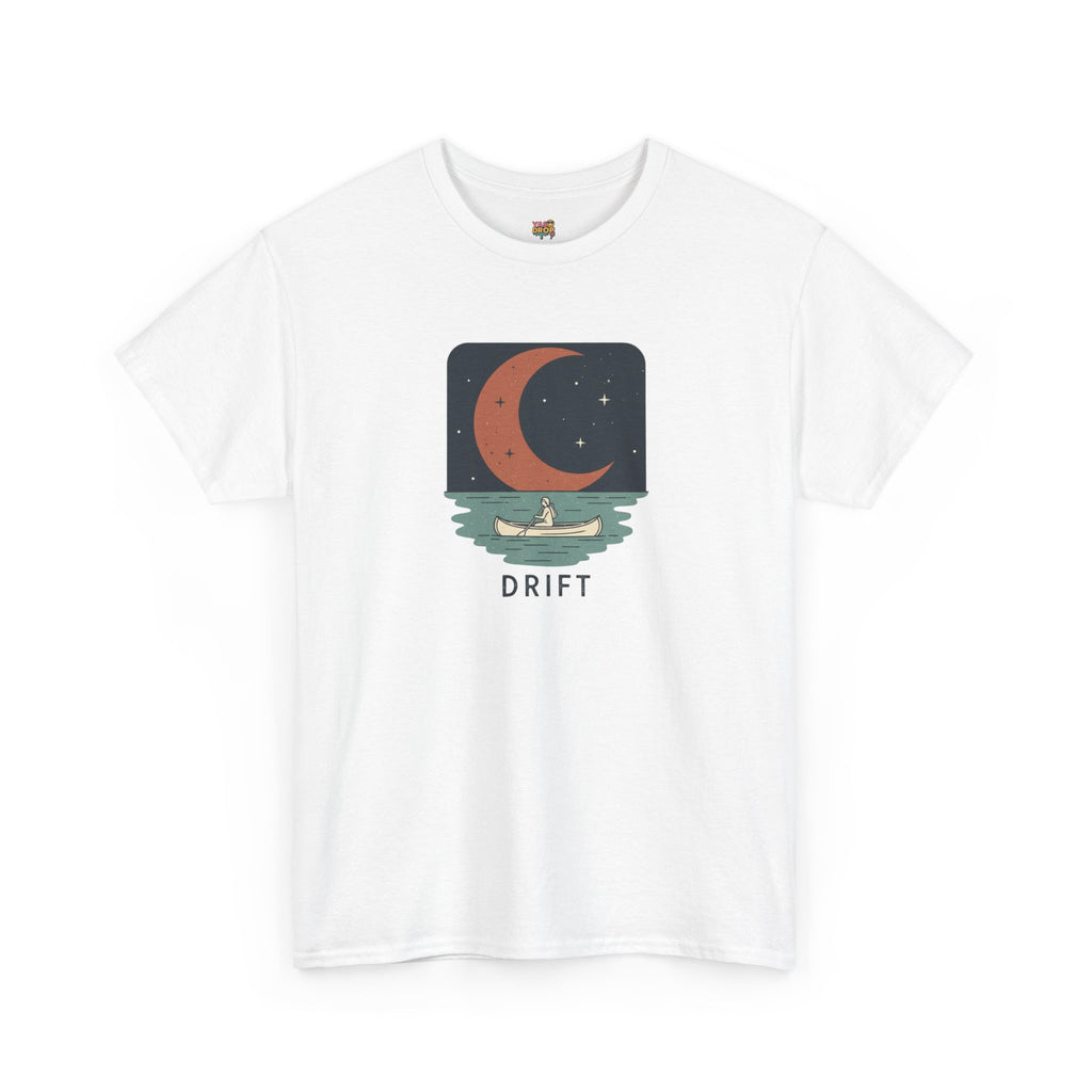 Drift & Dream: Solitude Under the Crescent Moon Tee
