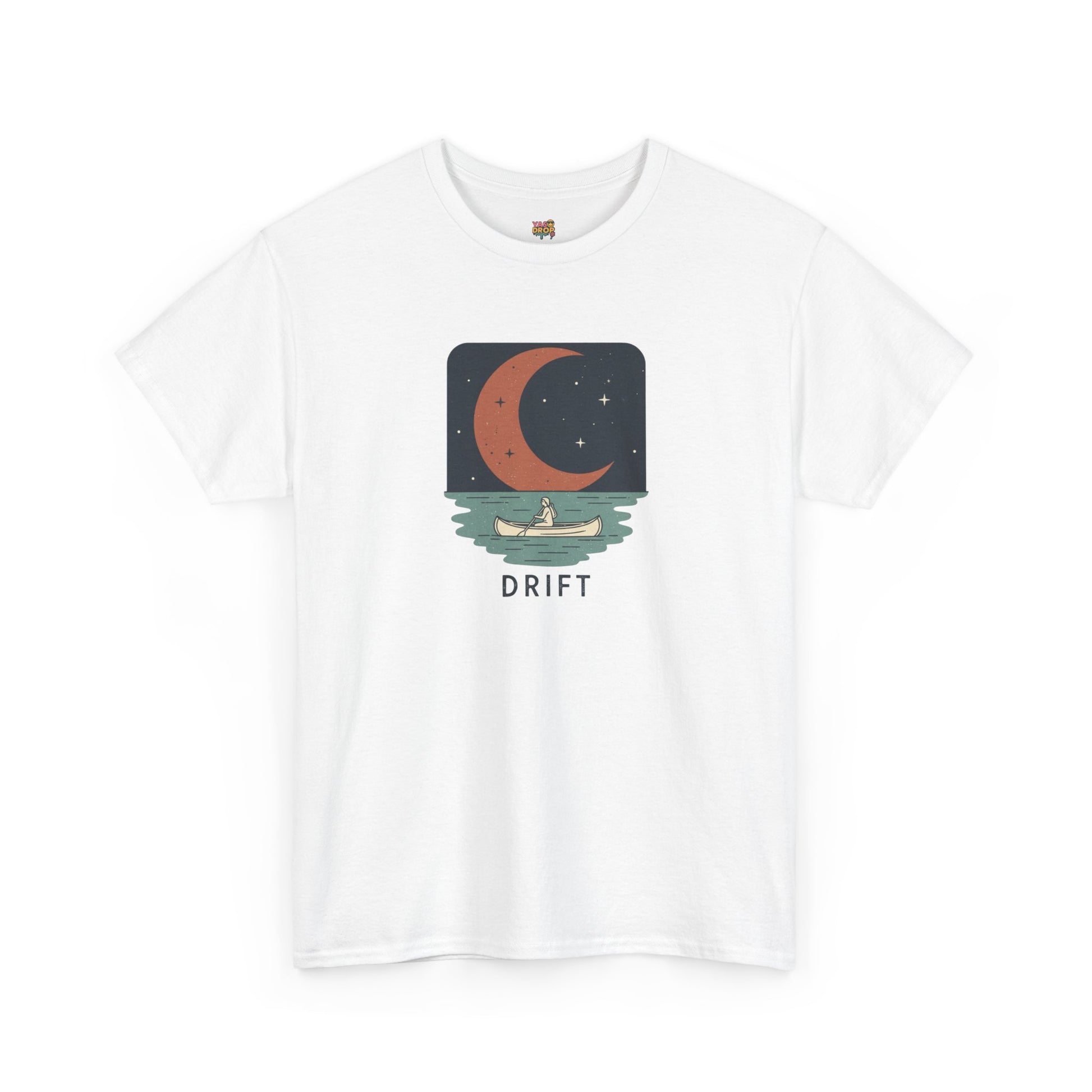 Drift & Dream: Solitude Under the Crescent Moon Tee