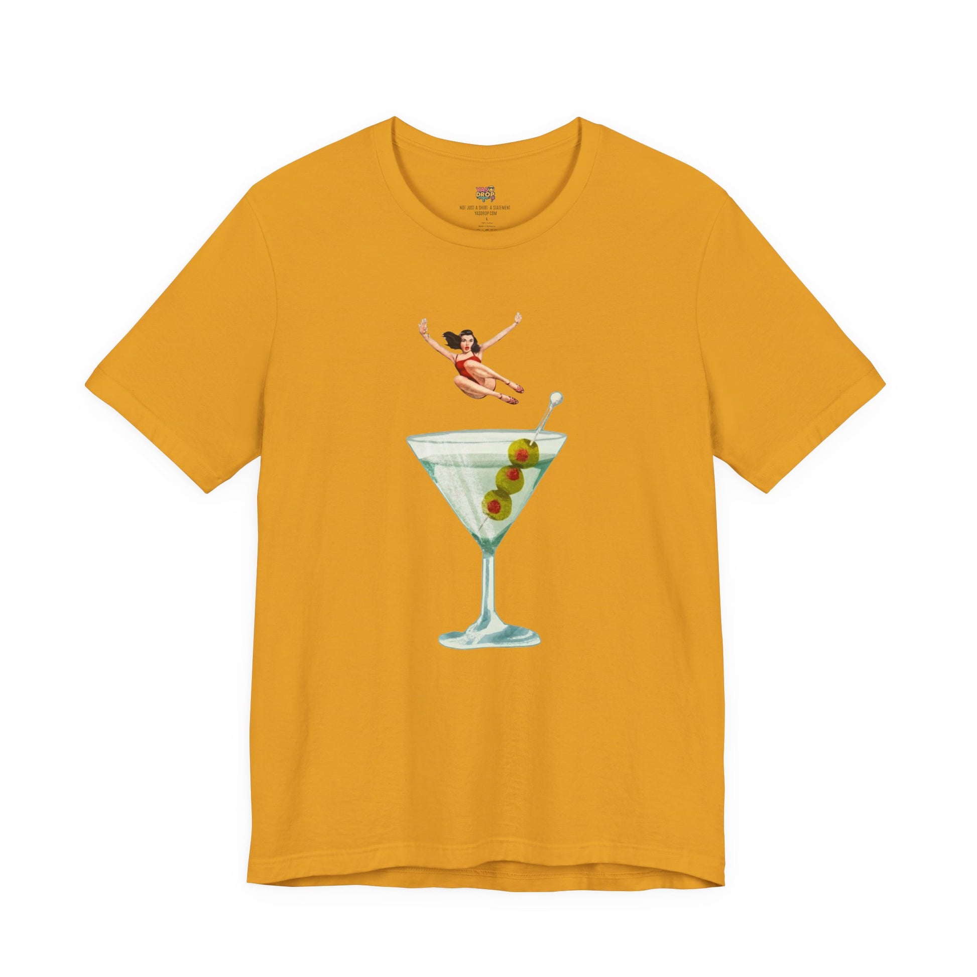 Dirty Martini Girl Graphic Tee - Retro Aesthetic Streetwear T-Shirt
