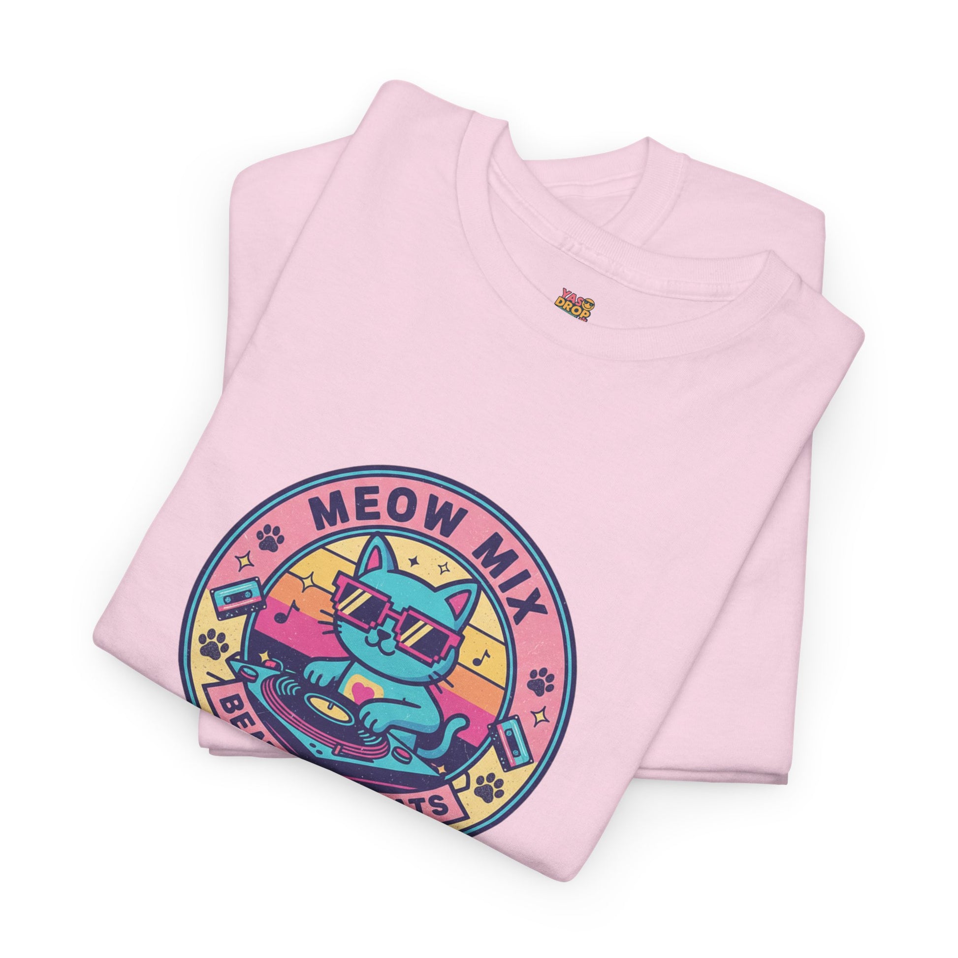 Meow Mix: Beats & Treats Retro DJ Cat Tee