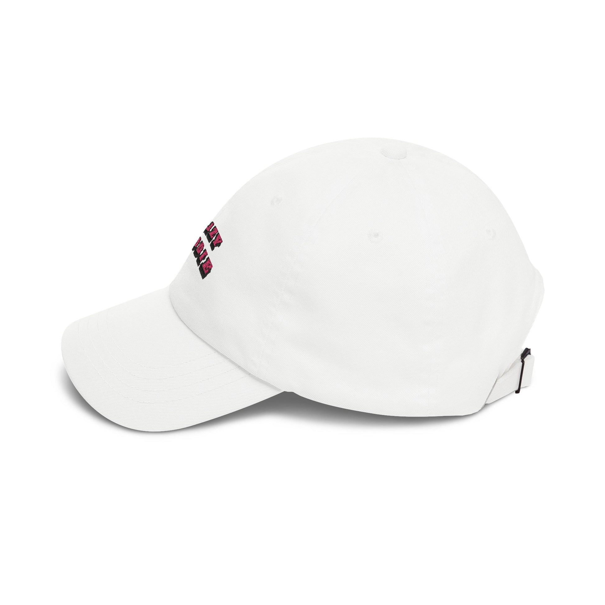 Premium Quality "Crazy Baddie" Embroidered Dad Hat – Retro Pink 3D Block Lettering