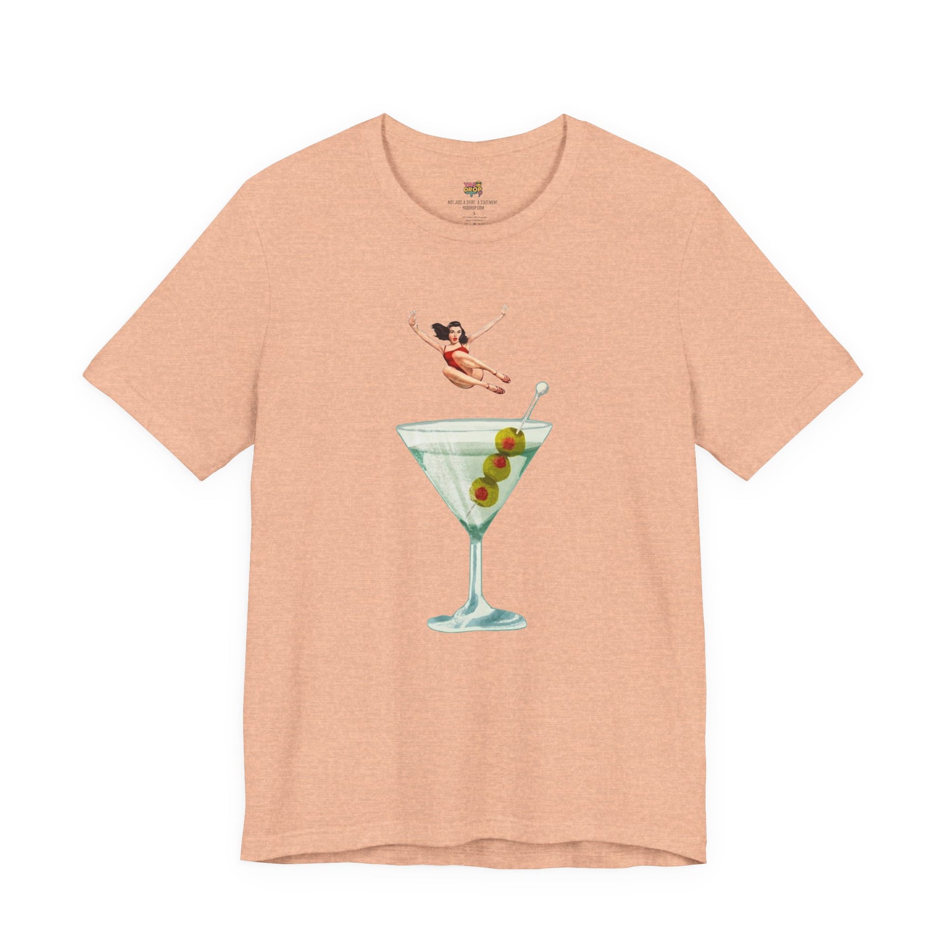 Dirty Martini Girl Graphic Tee - Retro Aesthetic Streetwear T-Shirt