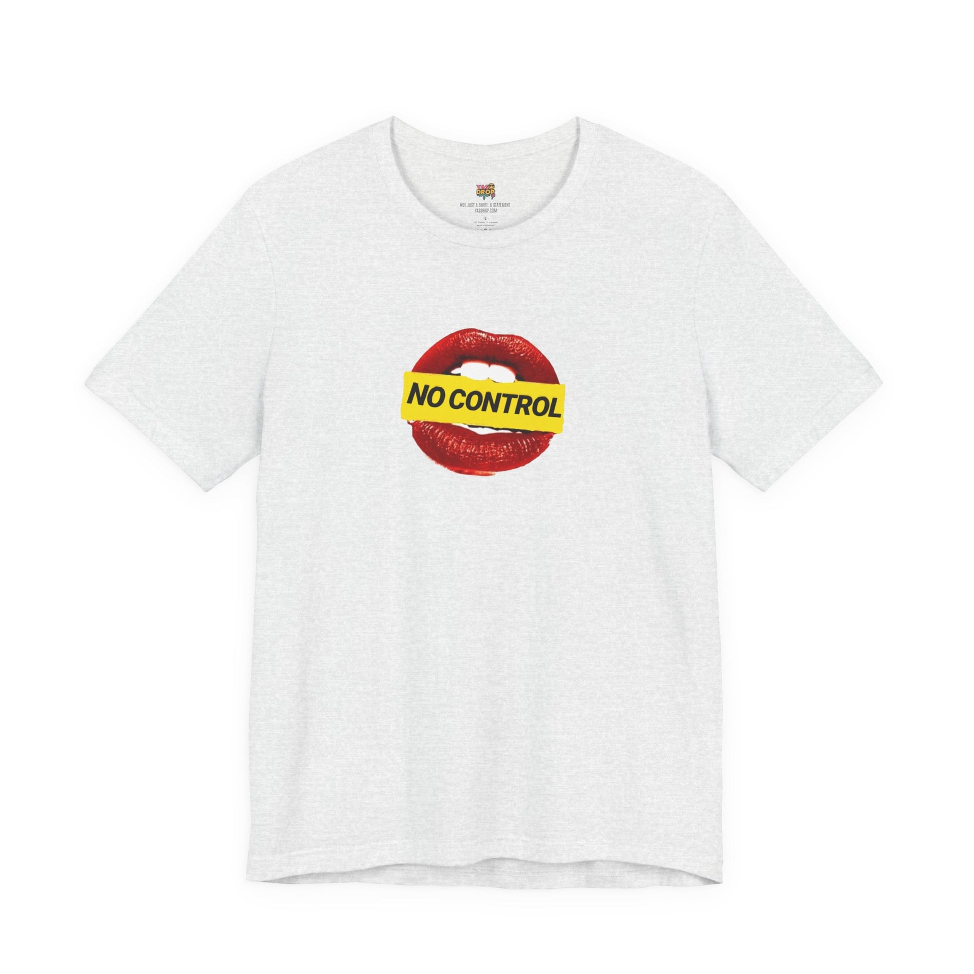 "No Control" Graphic Tee – Aesthetic Y2K Streetwear Graphic T-Shirt