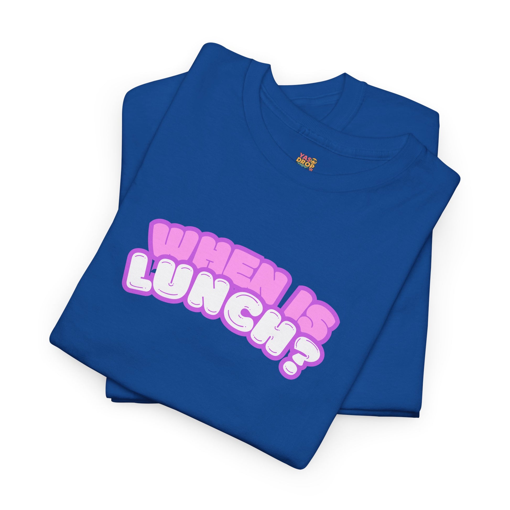 When Is Lunch? - The "Priorities" Heritage T-Shirt
