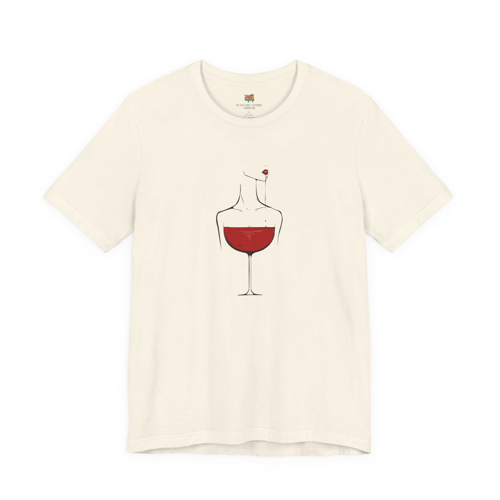 Pour Decisions Premium Graphic Tee – Minimalist Wine Aesthetic Streetwear