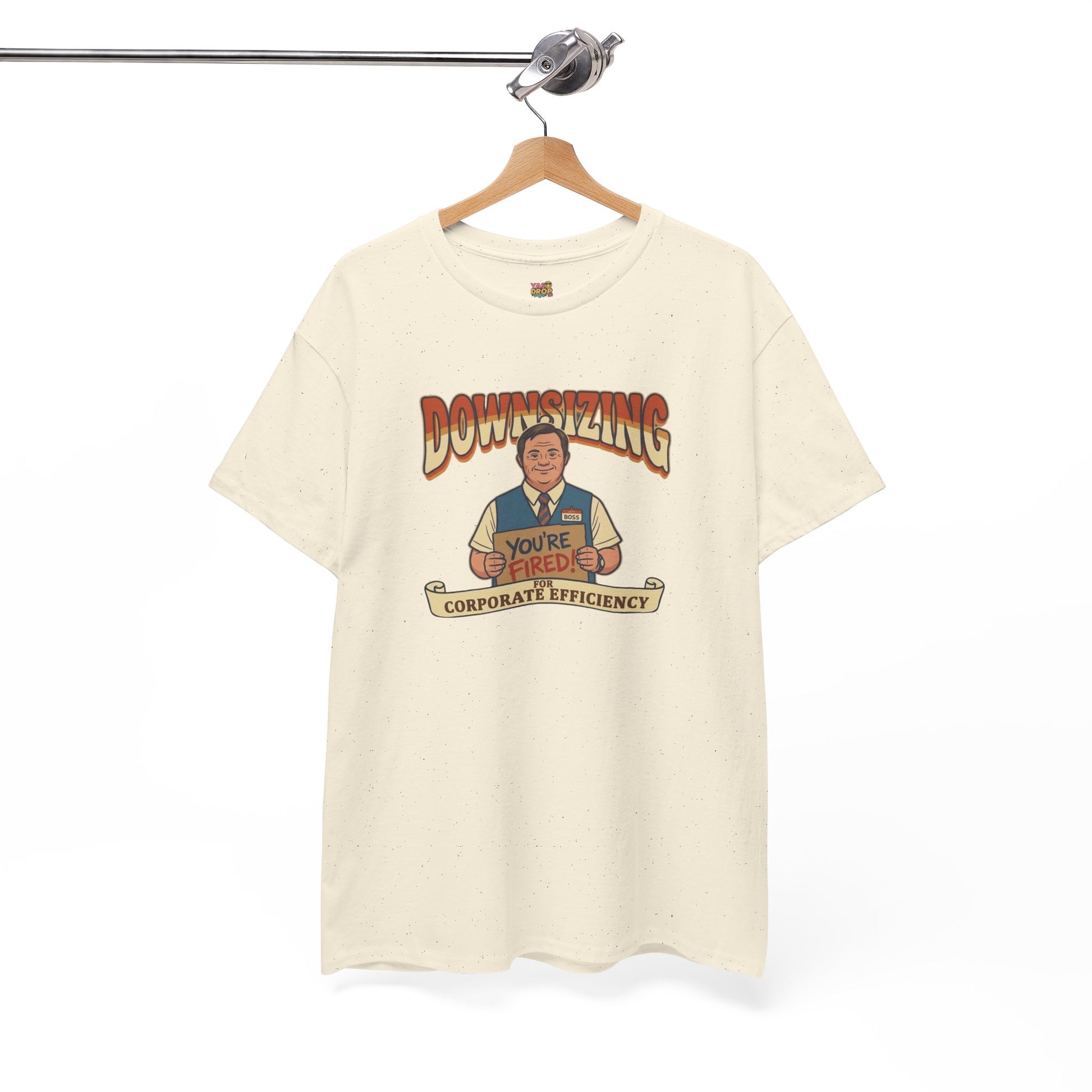 The Great Downsizing Tee - Retro Corporate Meme T-Shirt (iykyk)