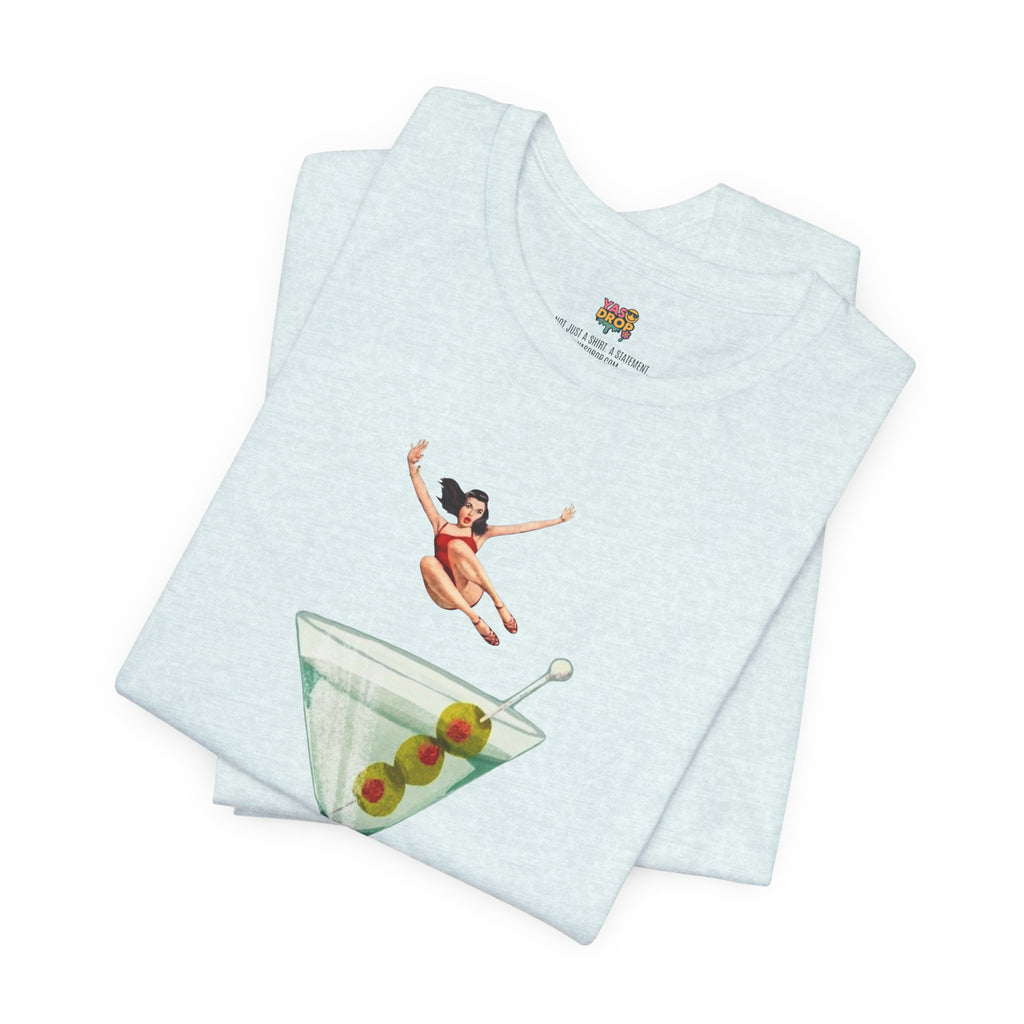 Dirty Martini Girl Graphic Tee - Retro Aesthetic Streetwear T-Shirt