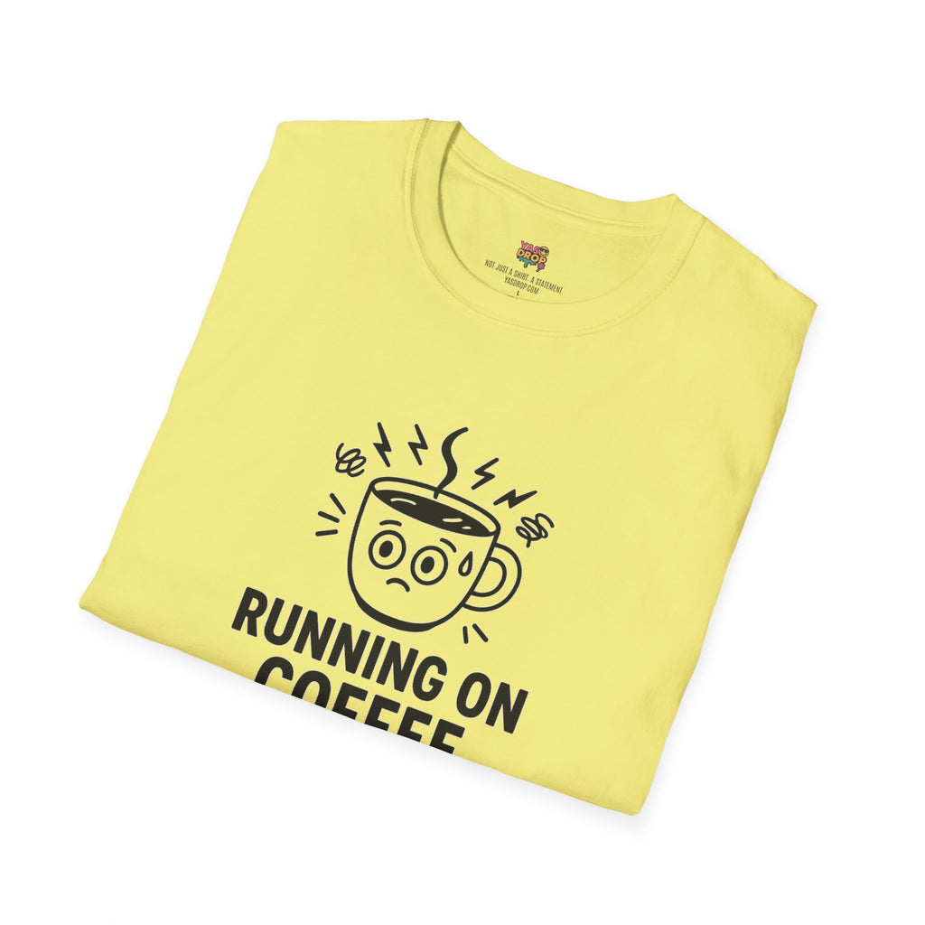 RUNNING ON COFFEE & ANXIETY TEE