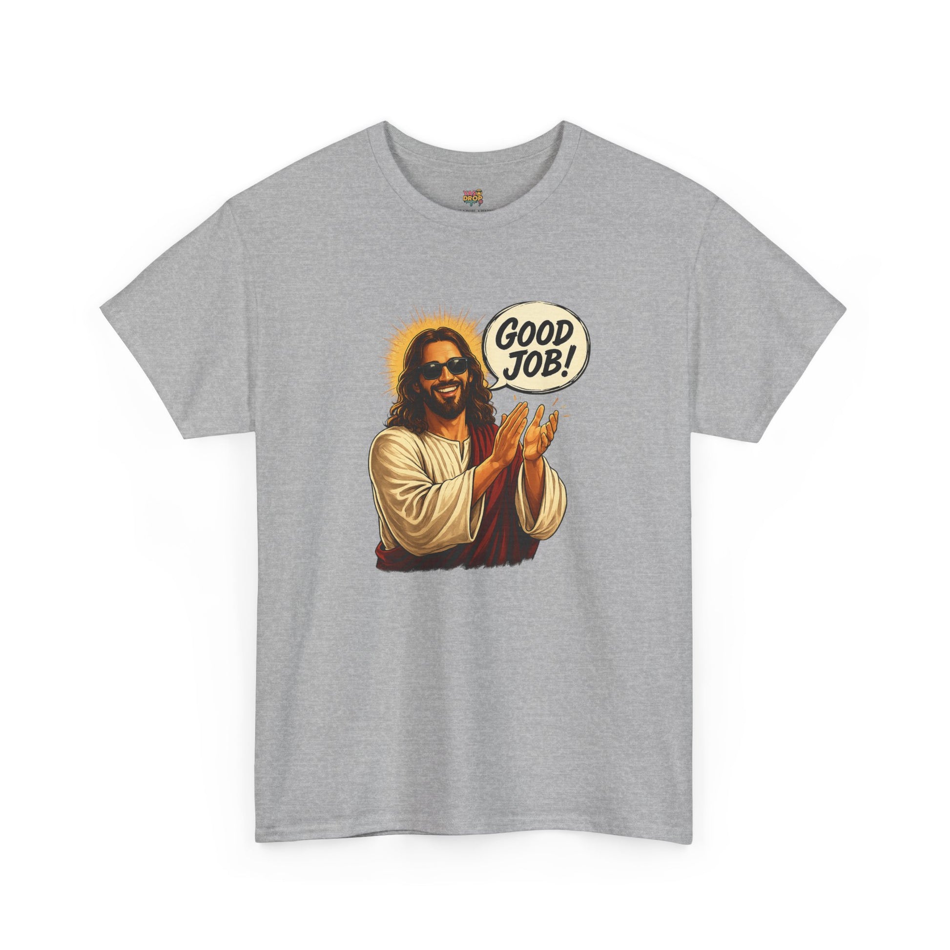 The "Good Job" Savior Graphic Tee – Ironic Streetwear / Retro Aesthetic Unisex Shirt