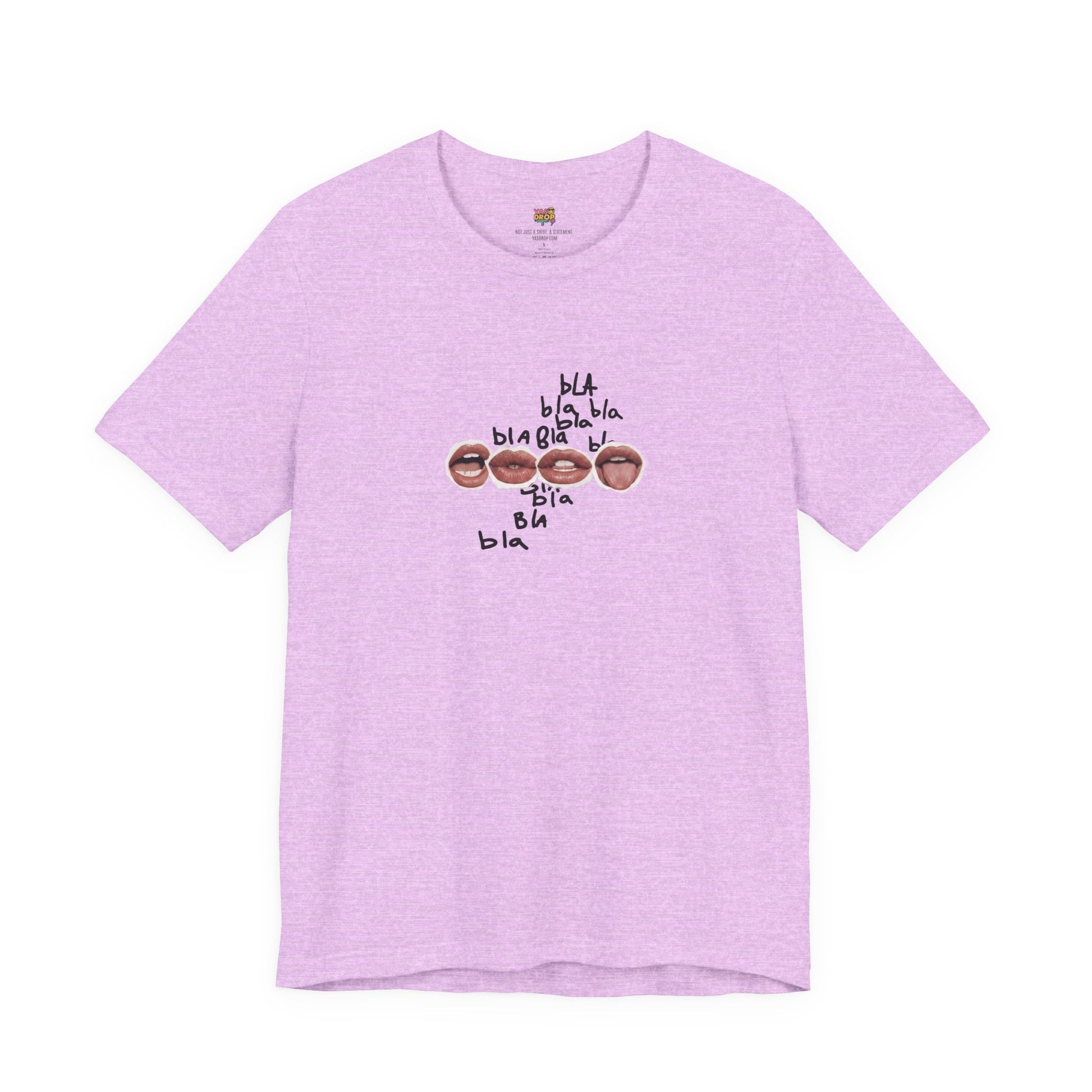 "Bla Bla Bla" Graphic Tee – Ironic Minimalism Streetwear T-Shirt