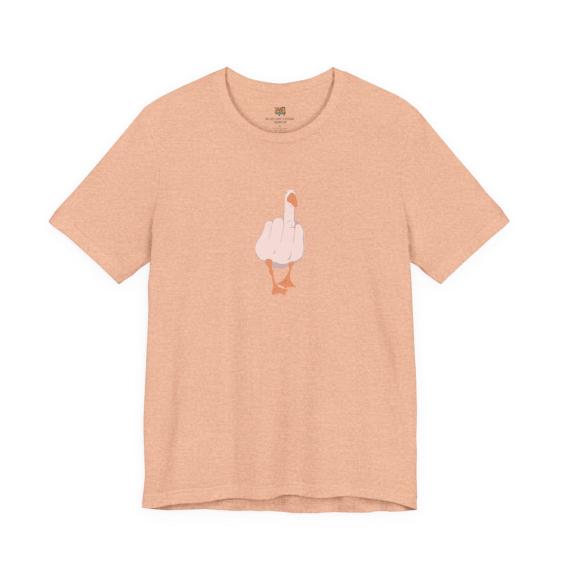The "Unbothered" Ironic Duck Graphic Tee - Funny Chaotic Streetwear Graphic T-Shirt