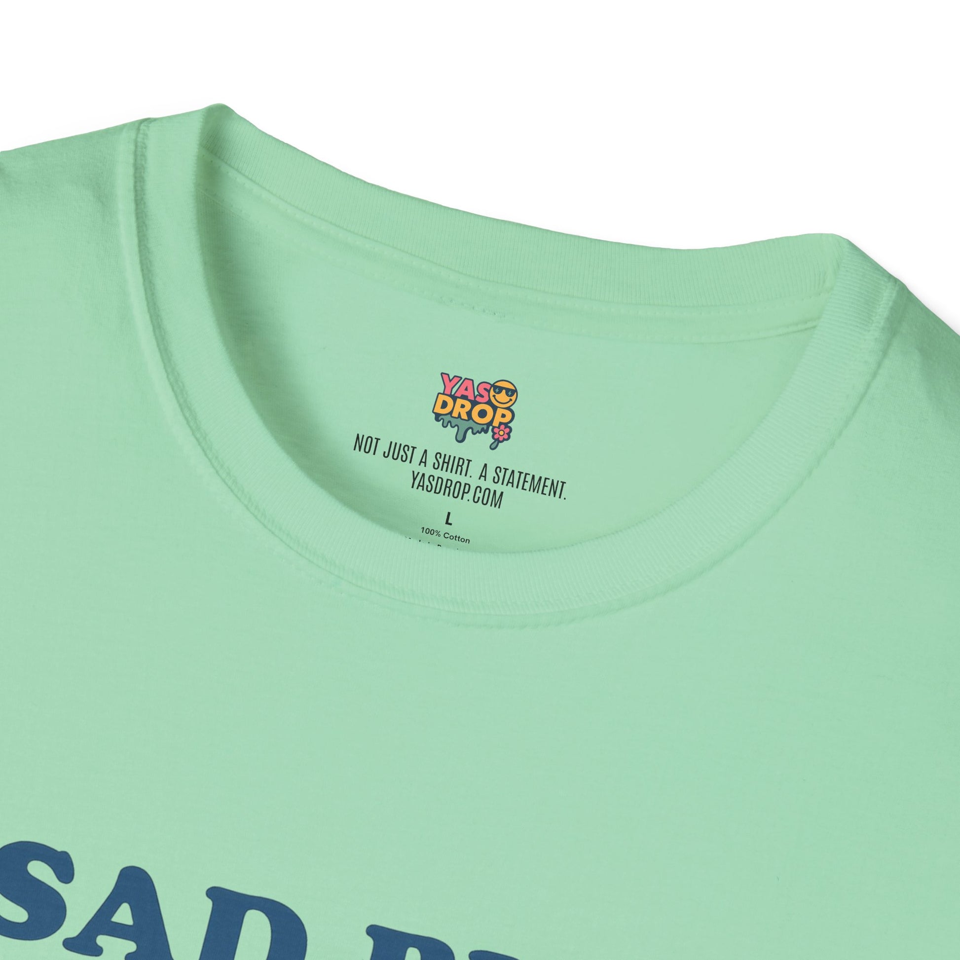 Sad But Still Serving T-Shirt | Relatable Digital Burnout Graphic Tee – YASDROP