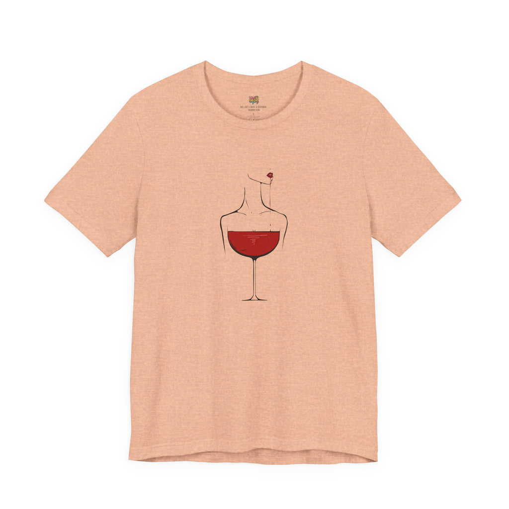 Pour Decisions Premium Graphic Tee – Minimalist Wine Aesthetic Streetwear