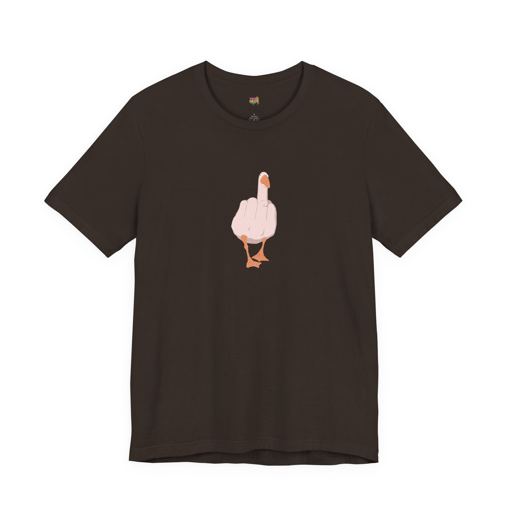 The "Unbothered" Ironic Duck Graphic Tee - Funny Chaotic Streetwear Graphic T-Shirt