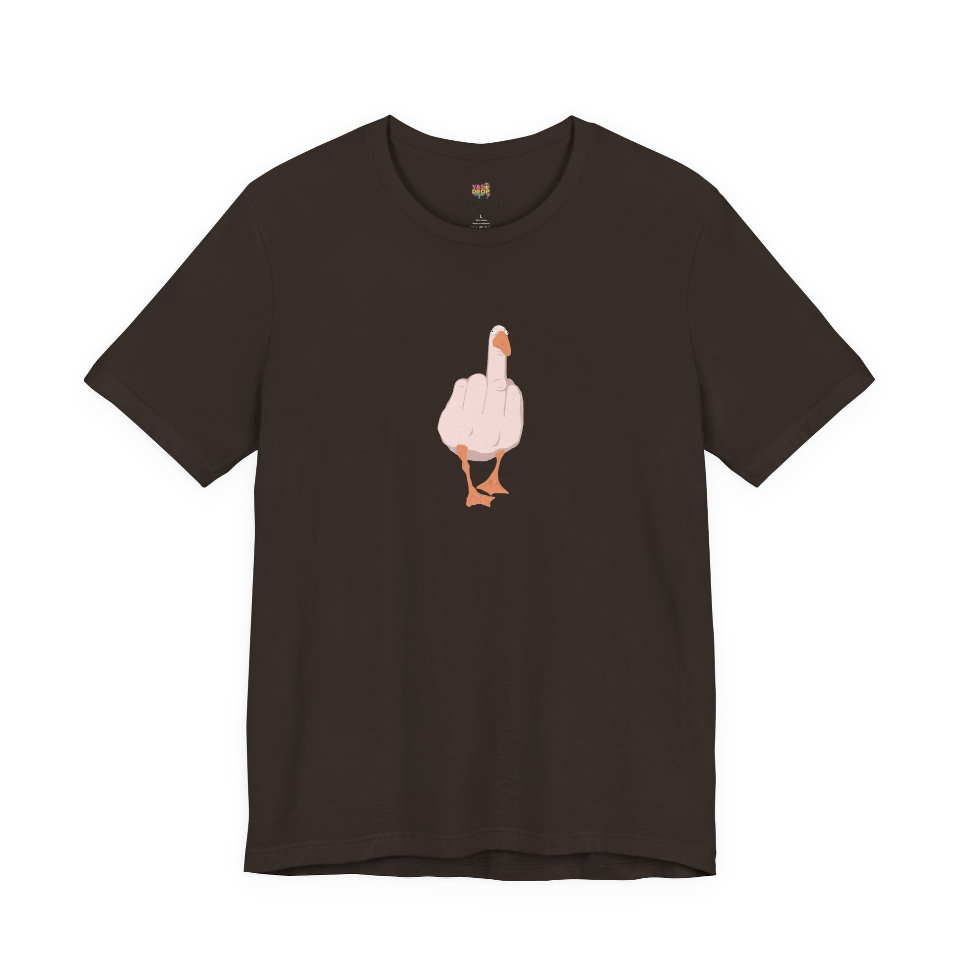The "Unbothered" Ironic Duck Graphic Tee - Funny Chaotic Streetwear Graphic T-Shirt