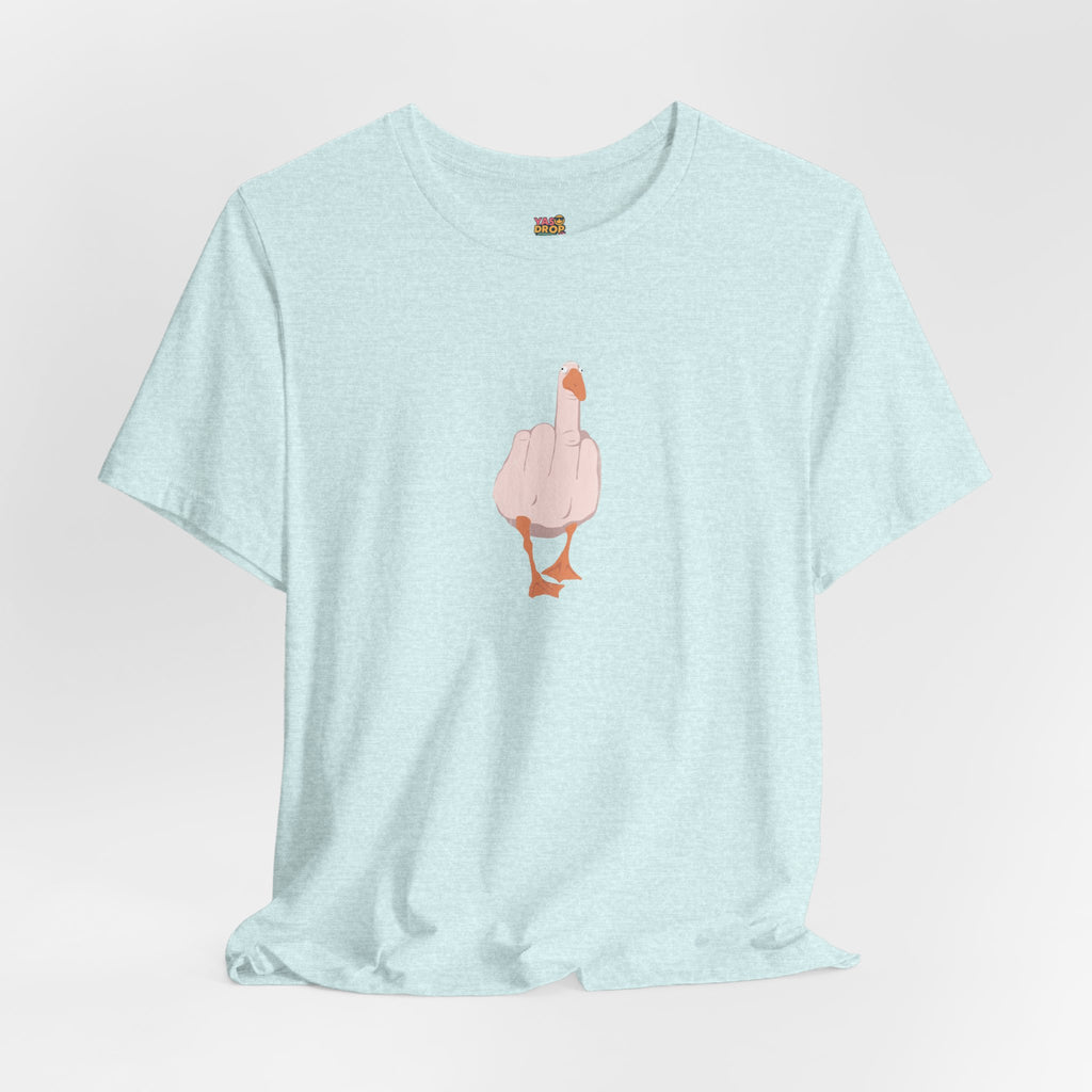 The "Unbothered" Ironic Duck Graphic Tee - Funny Chaotic Streetwear Graphic T-Shirt